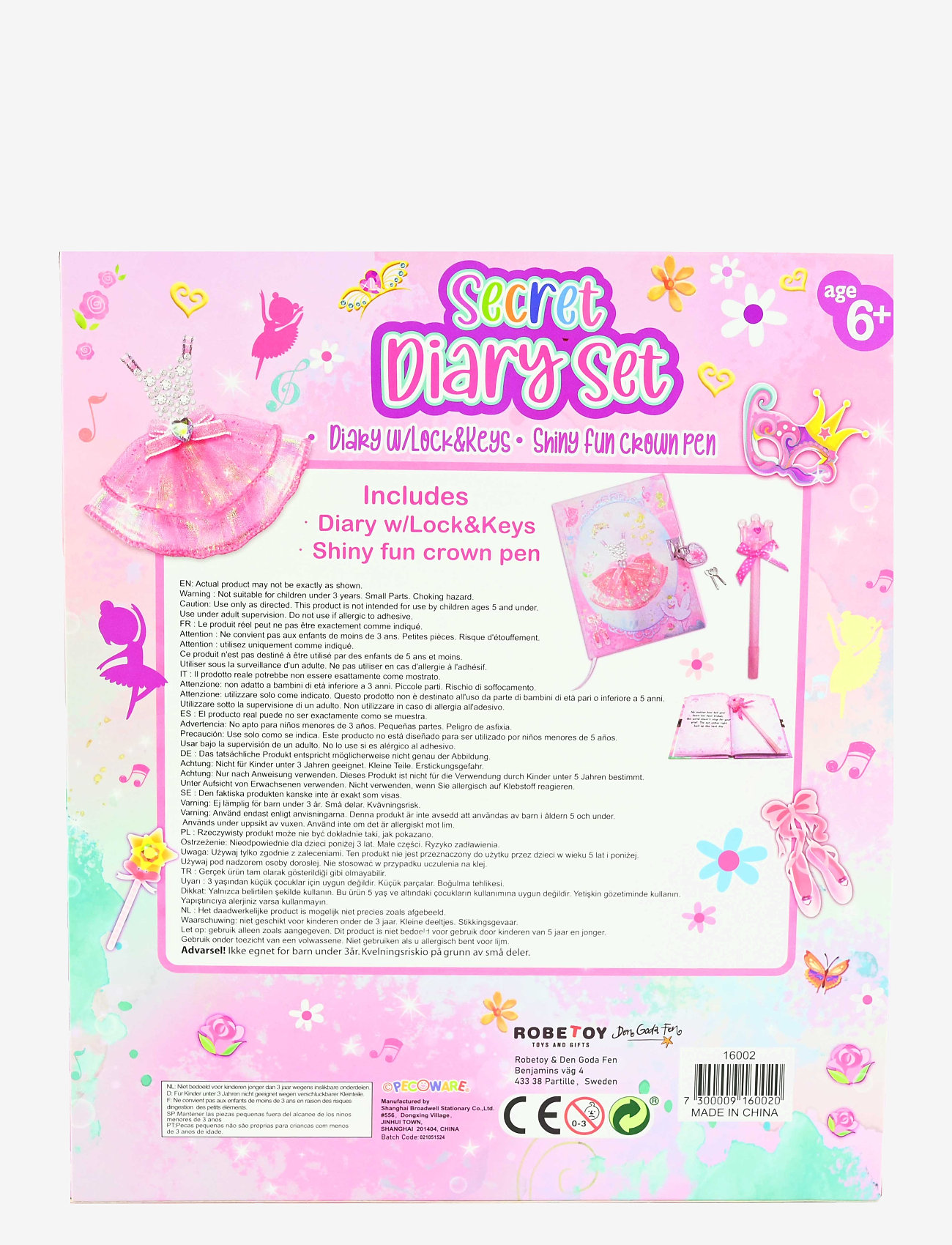 Robetoy - DIARY SET w FEATHER PEN - kalendrar & anteckningsblock - multicoloured - 1