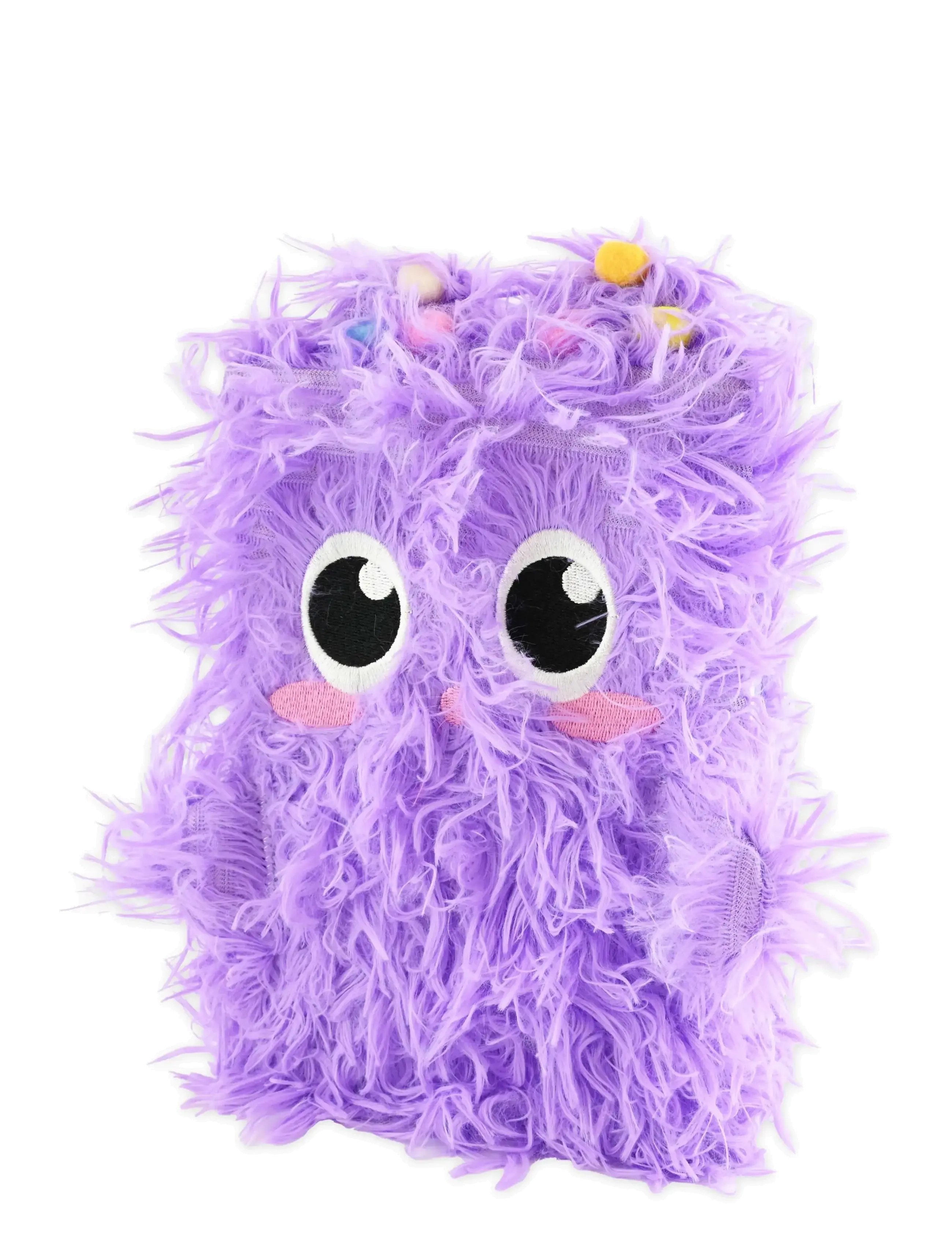 Robetoy NOTEBOOK FLUFFY PURPLE MONSTER A5 - 4 for 3 - PURPLE / purple
