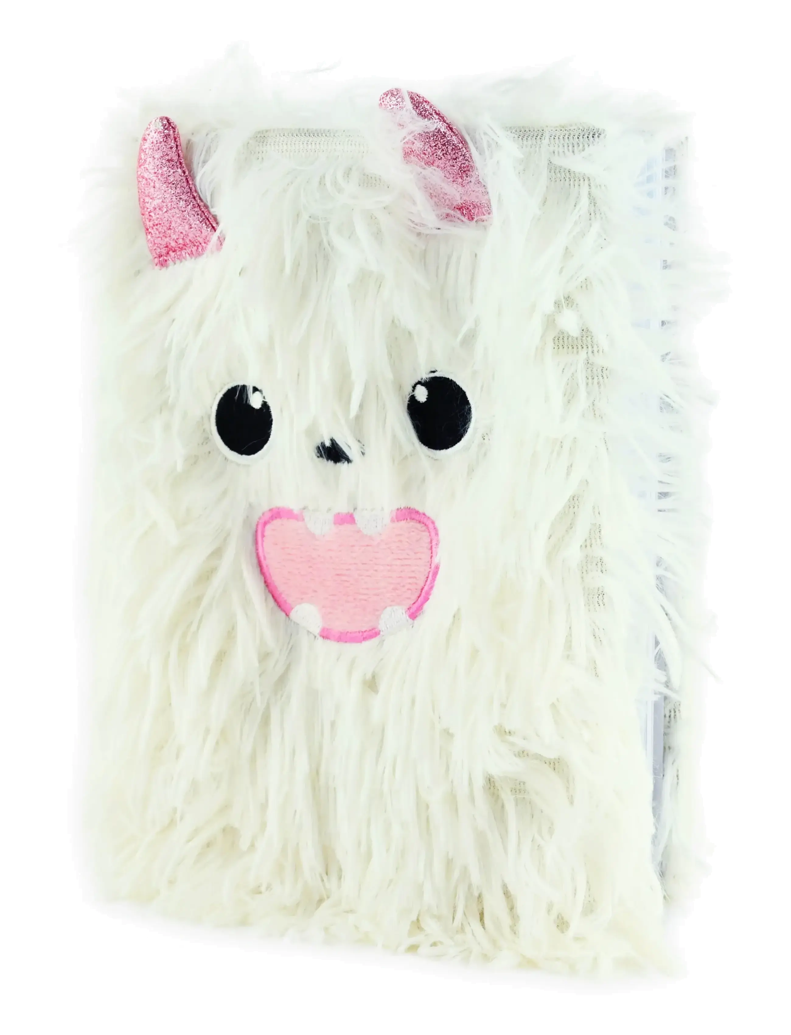 Robetoy NOTEBOOK FLUFFY HAPPY YETI A5 - 4 for 3 - WHITE / white