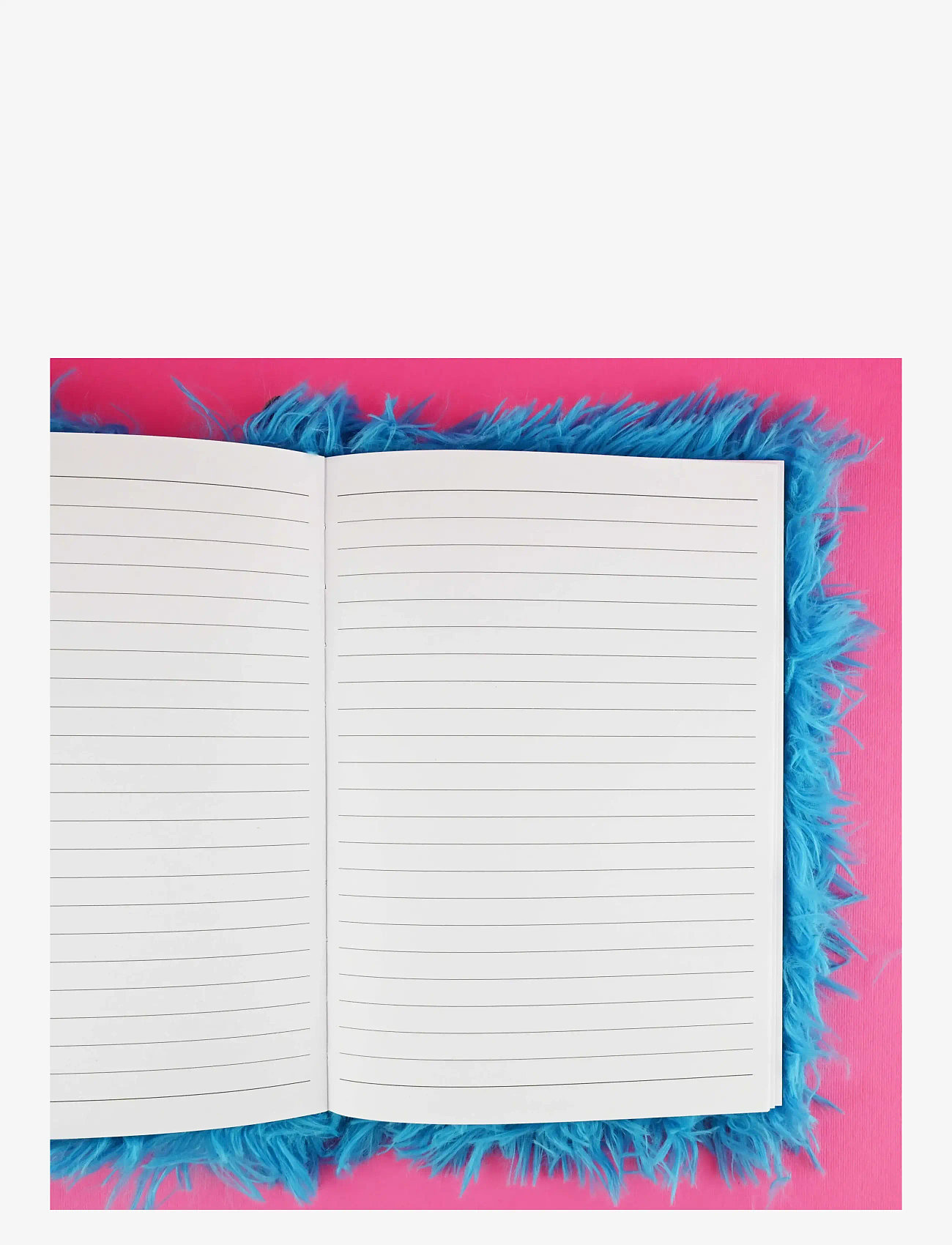 Robetoy - NOTEBOOK FLUFFY HAPPY MONSTER A5 - kalendere & notesbøger - blue - 1