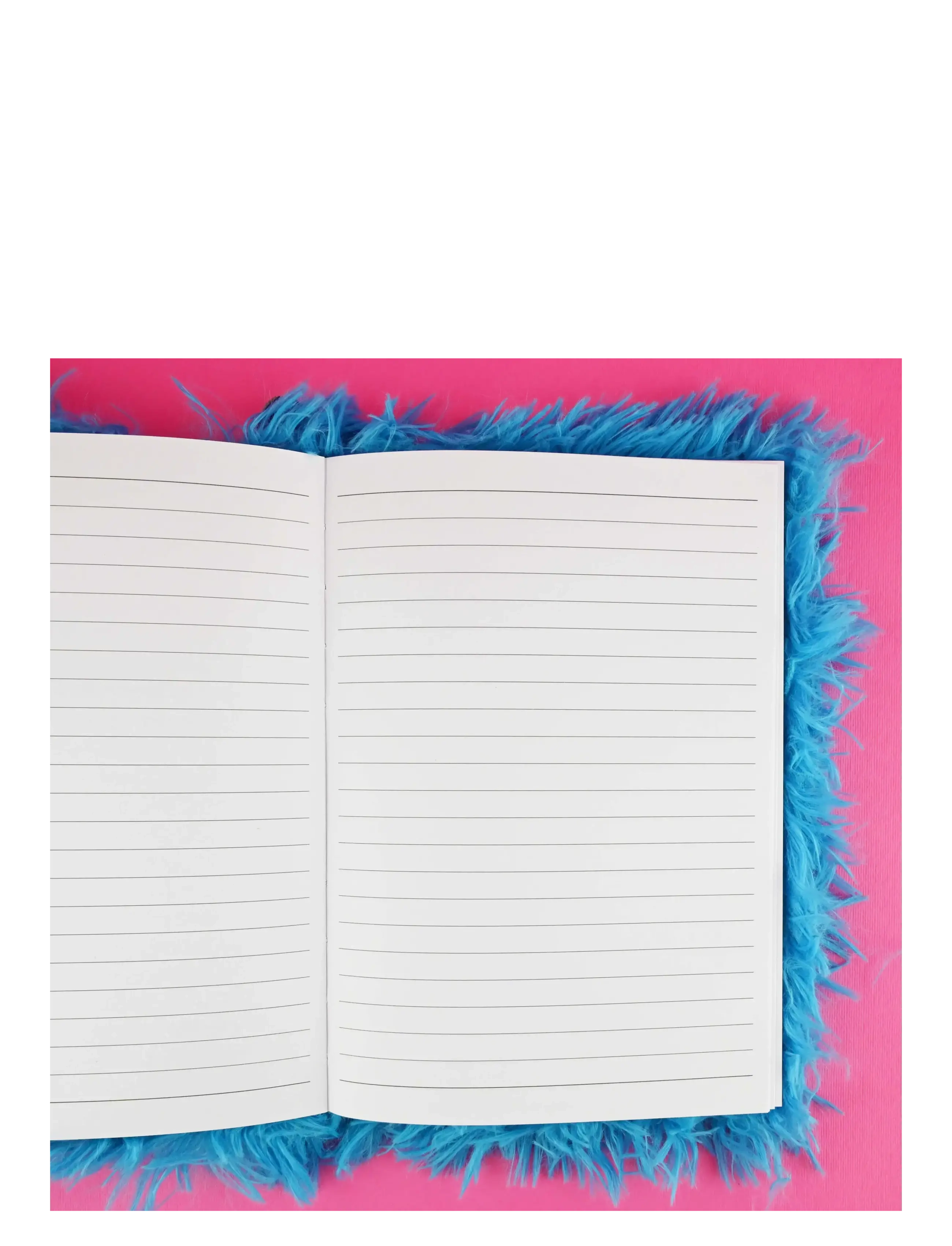 Robetoy - NOTEBOOK FLUFFY HAPPY MONSTER A5 - kalendere & notesbøger - blue - 1