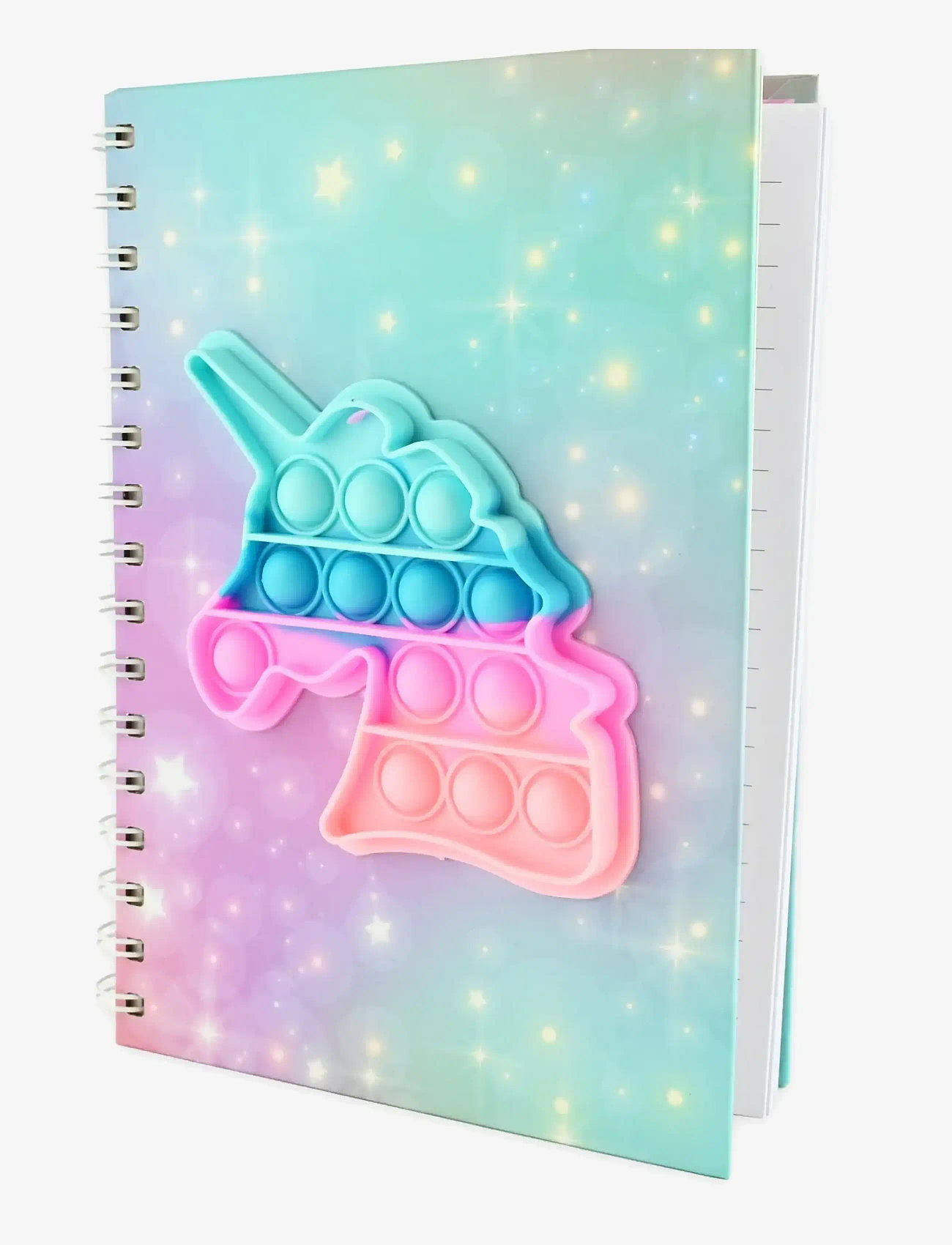 Robetoy - NOTEBOOK SPIRAL POP IT UNICORN A5 - kalendere & notesbøger - multicolour - 0