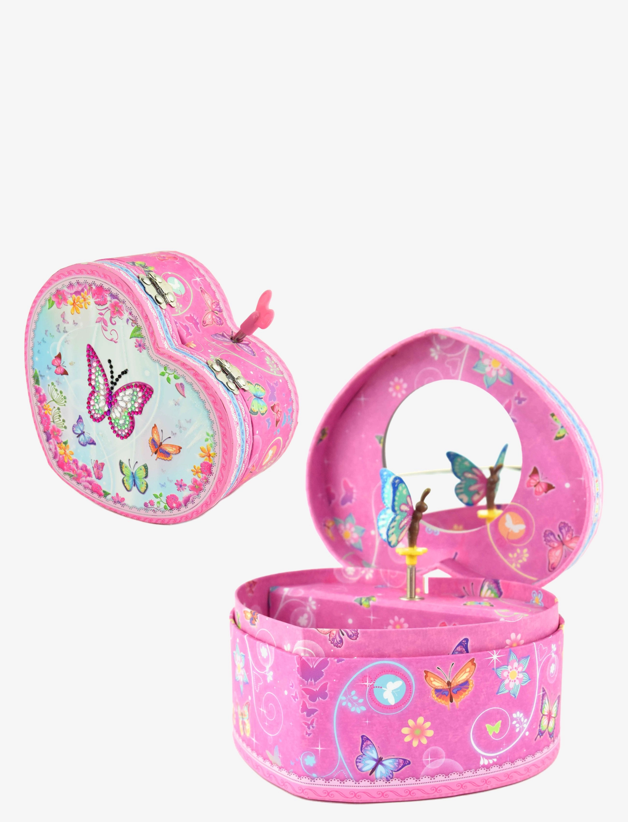 Robetoy - HEART SHAPE BUTTERFLY MUSIC BOX - 1016 - 0