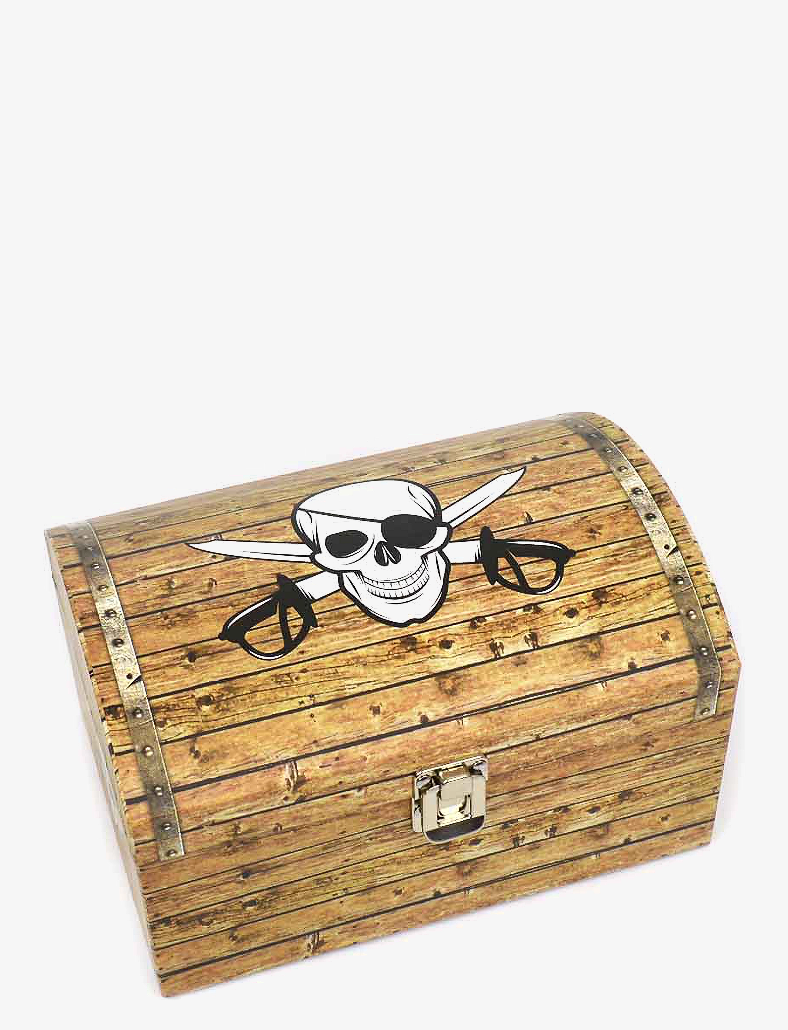 Robetoy Box Pirate W Metal Loocker, One Size, Beige, Opbevaring > Opbevaringskasser, Børn