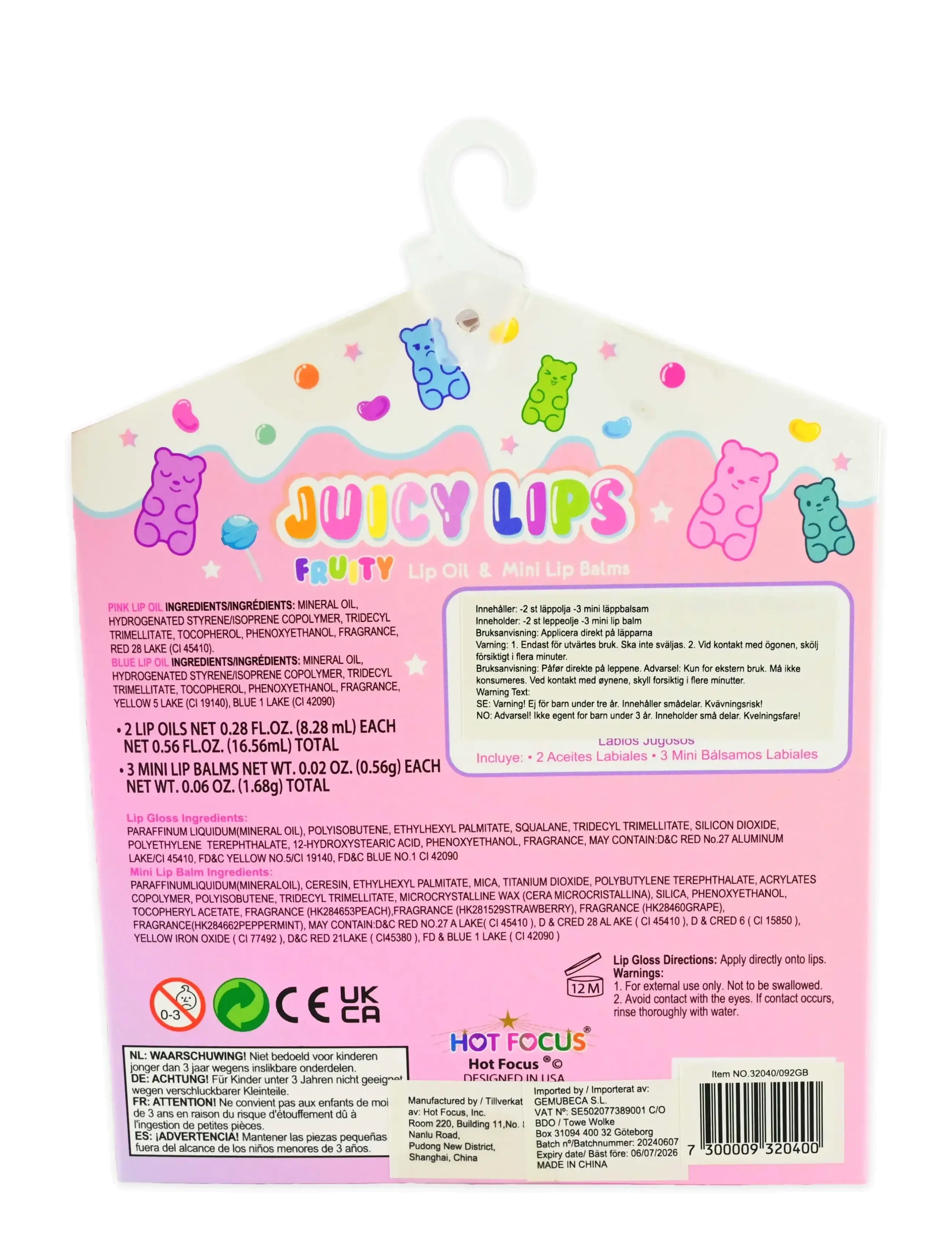 Robetoy - JUICY LIPS - de laveste prisene - multicolour - 2