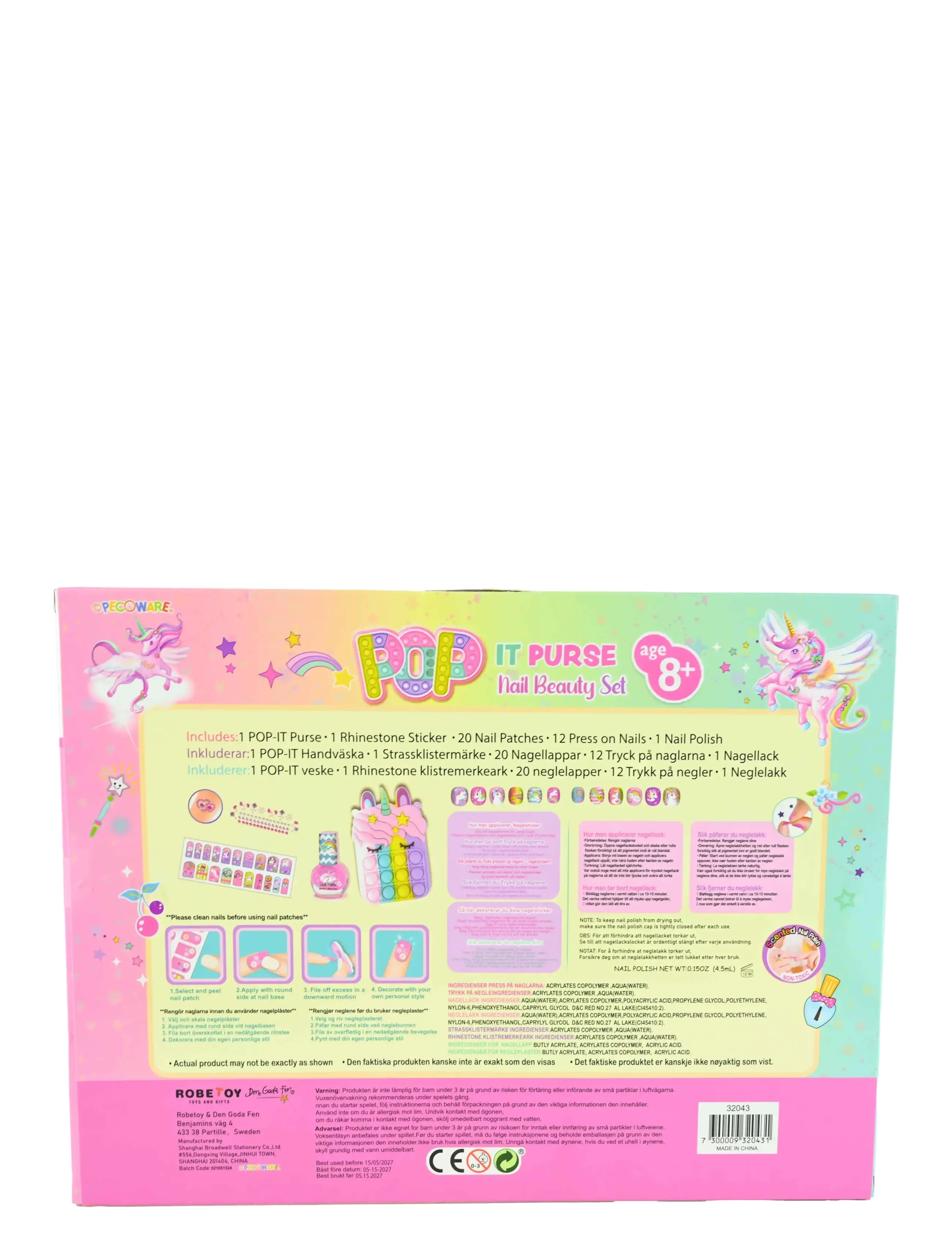 Robetoy - NAIL BEAUTY SET POP IT - låtsassmink & accessoarer - multicolour - 1