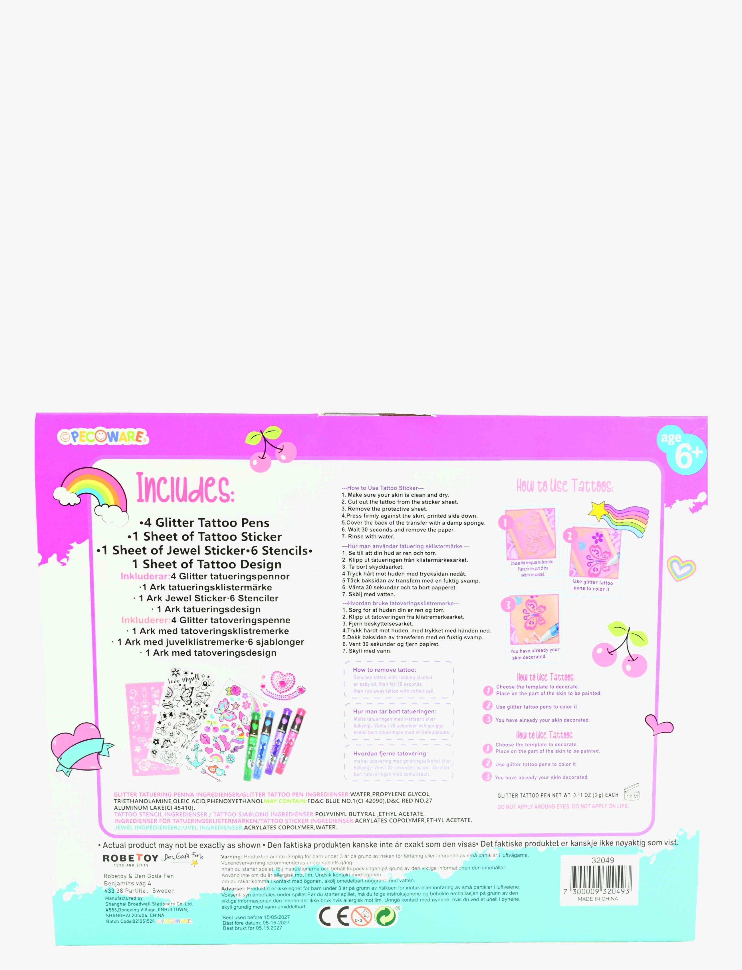 Robetoy - BODY ART TATOO - multicoloured - 1