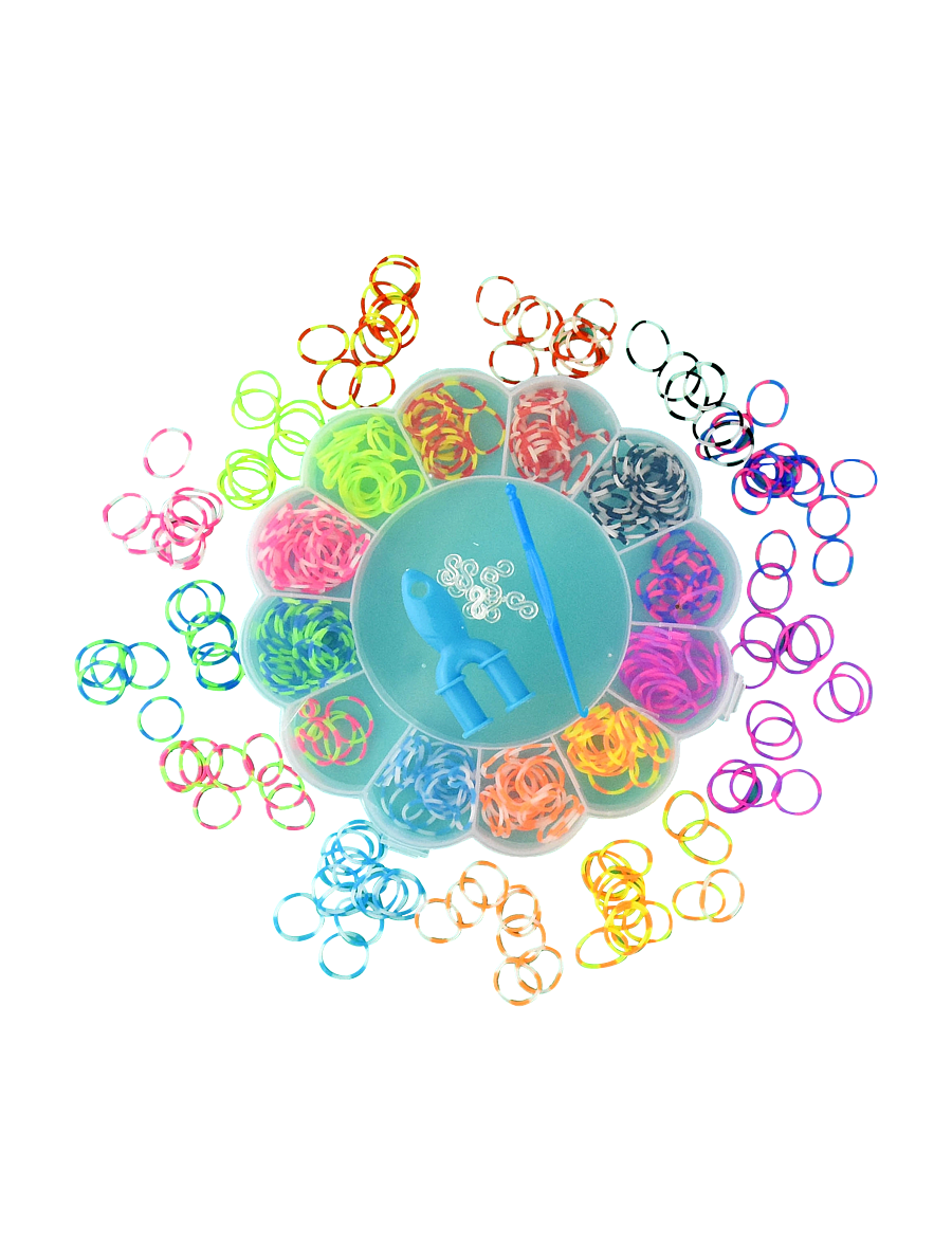 Robetoy - LOOM BANDS w TOOLS 360pcs - pysselset - 1016 - 0