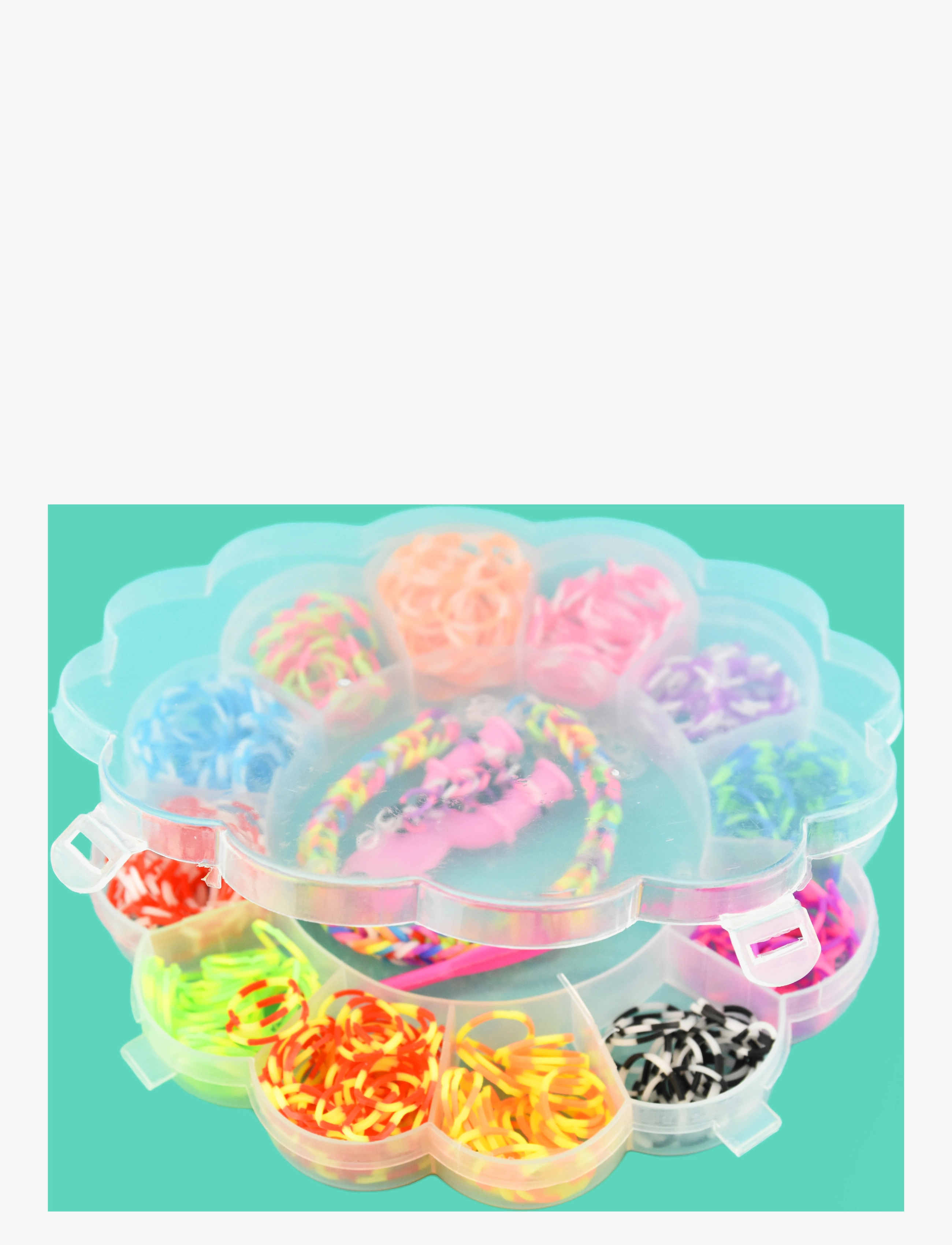 Robetoy - LOOM BANDS w TOOLS 360pcs - pysselset - 1016 - 1
