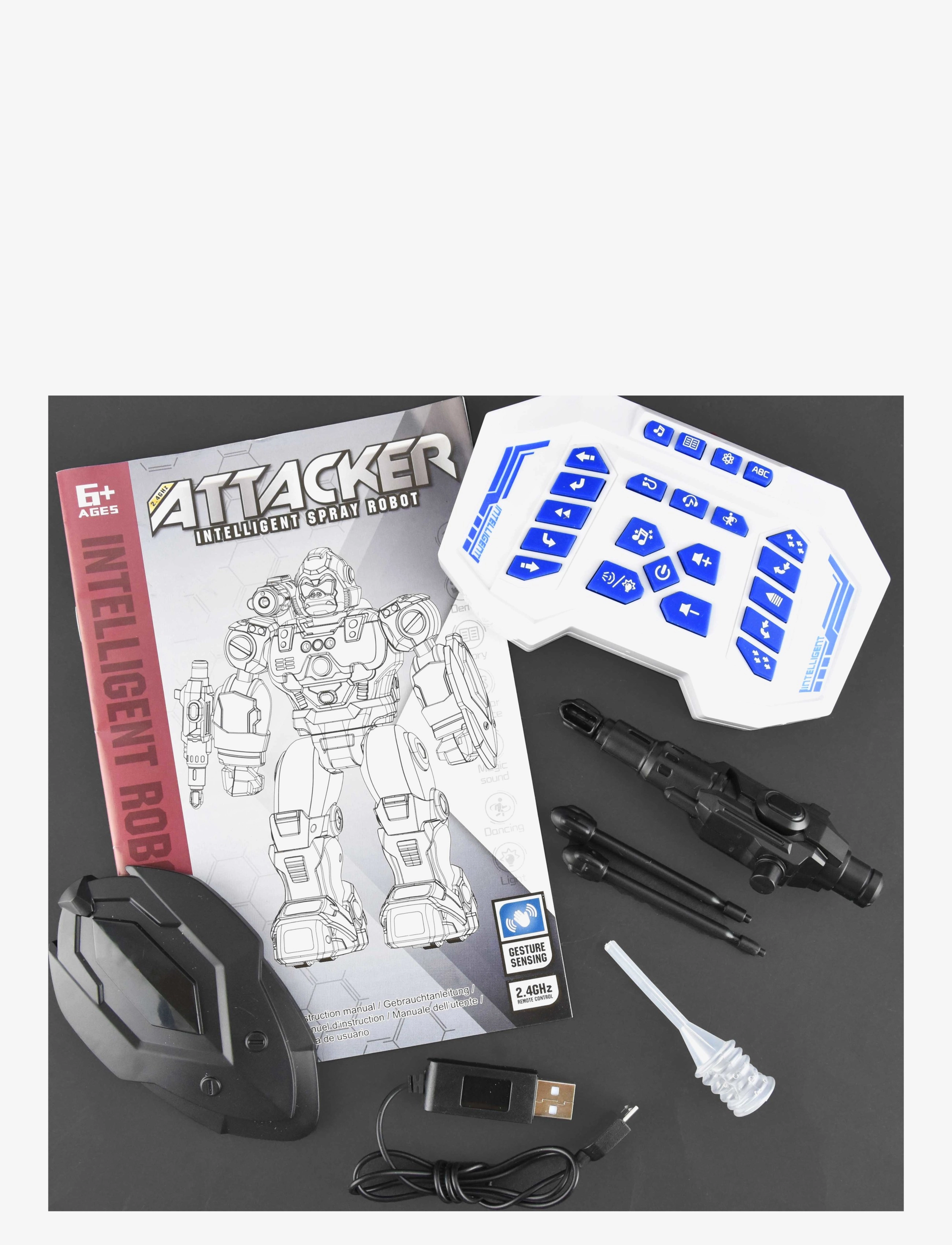 Robetoy - REMOTE CONTROL INTELLIGENT SPRAY ROBOT - fødselsdagsgaver - 1016 - 2