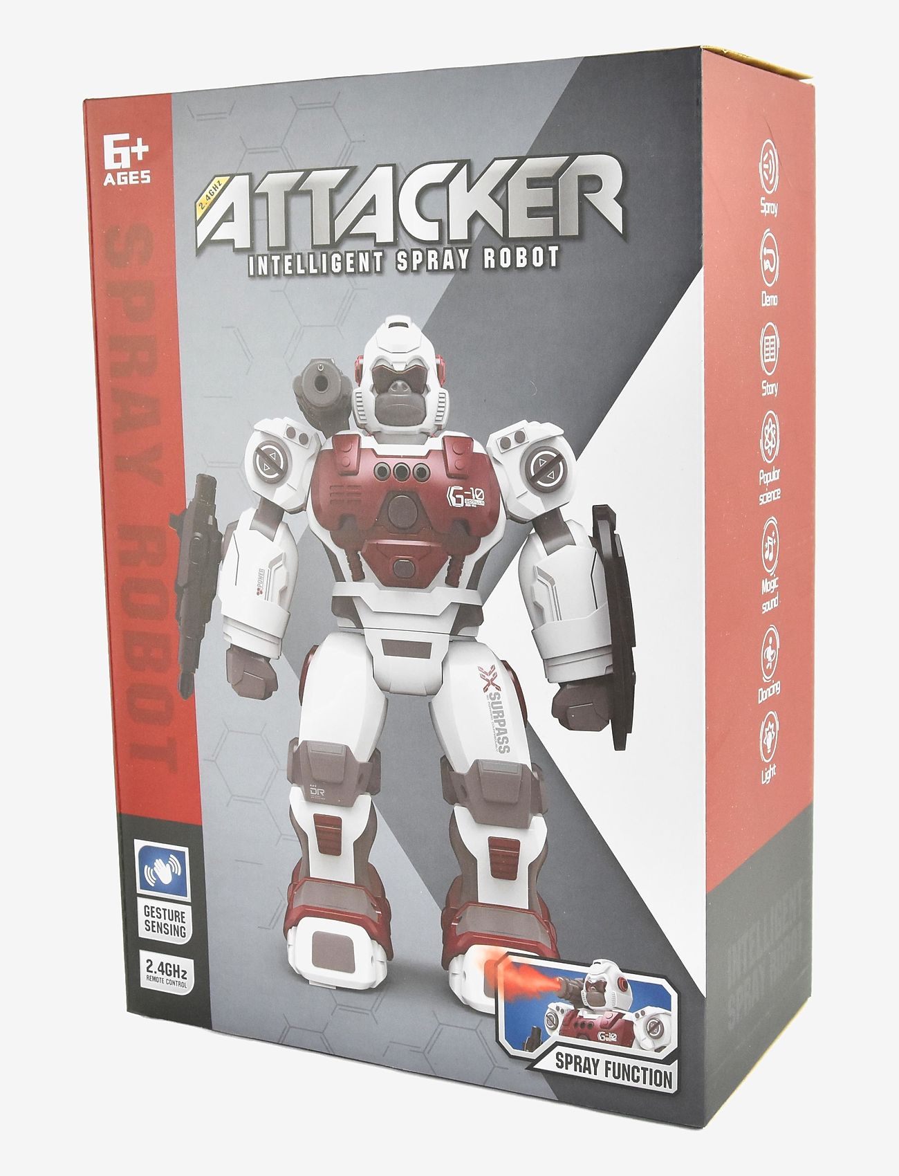 Robetoy - REMOTE CONTROL INTELLIGENT SPRAY ROBOT - robotter - 1016 - 3