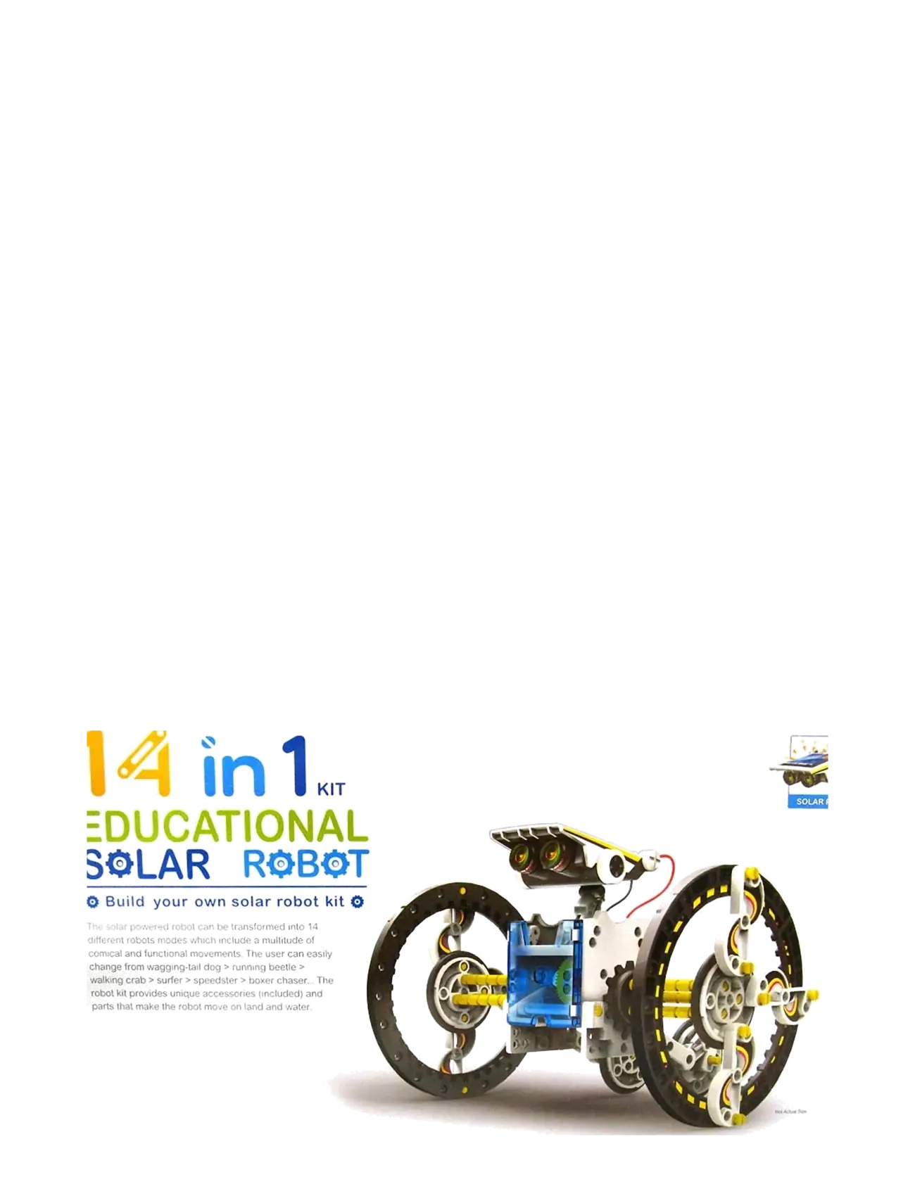 Robetoy - SOLAR ROBOT KIT 14in1 - 1016 - 1