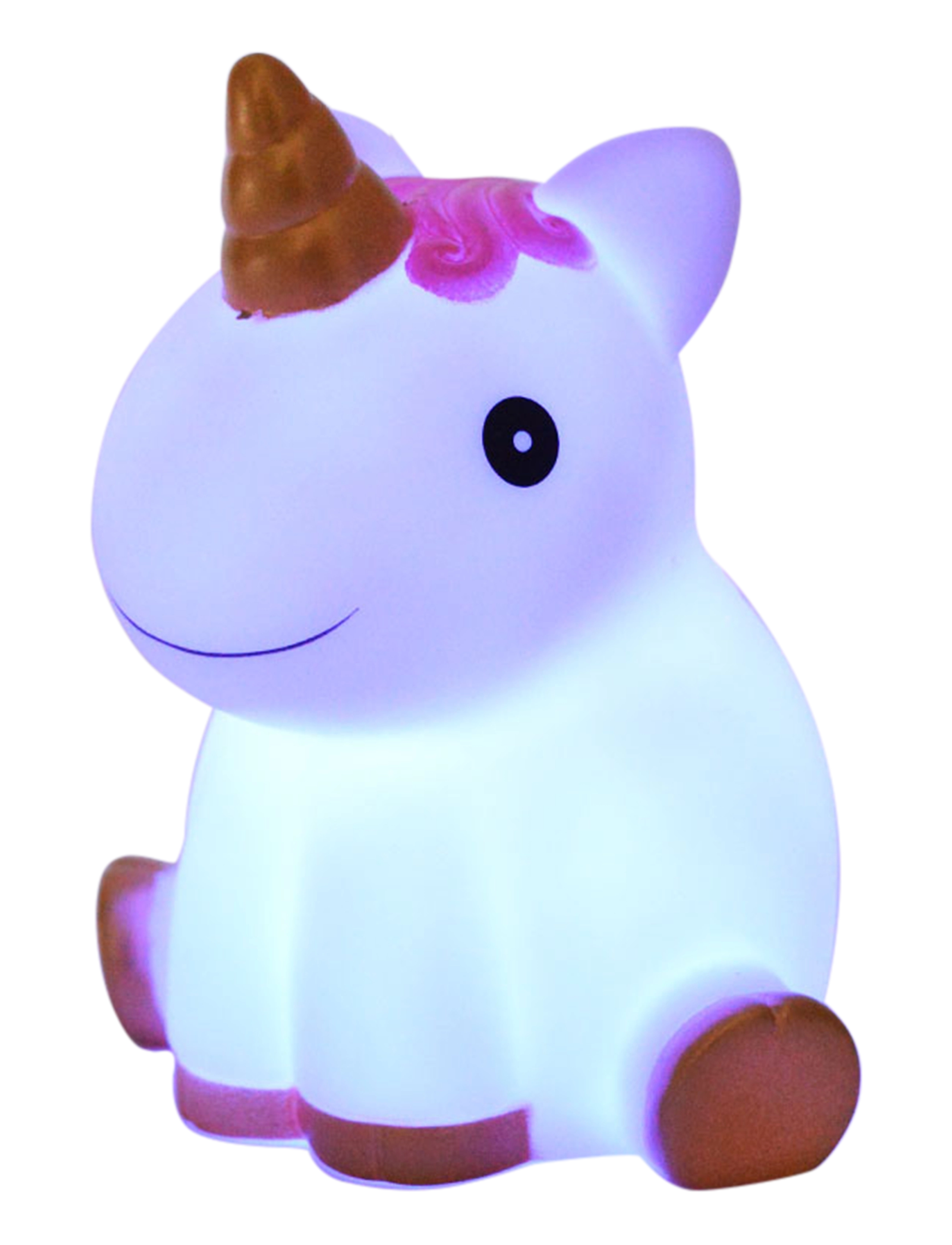 Robetoy Night Light Unicorn, Natlampe, Multi/mønstret, Str: ONE SIZE
