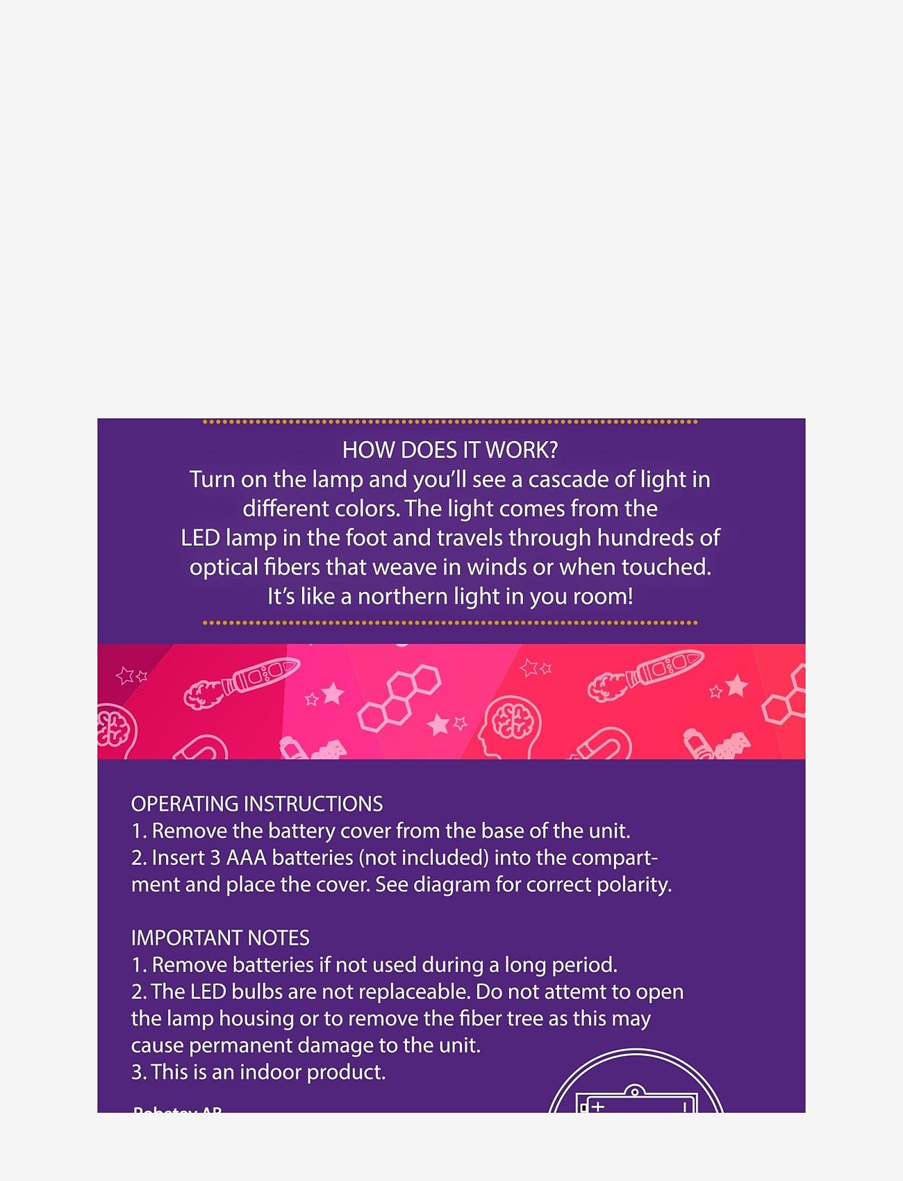 Robetoy - FIBER OPTIC MULTICOLOR LIGHT - 1016 - 2