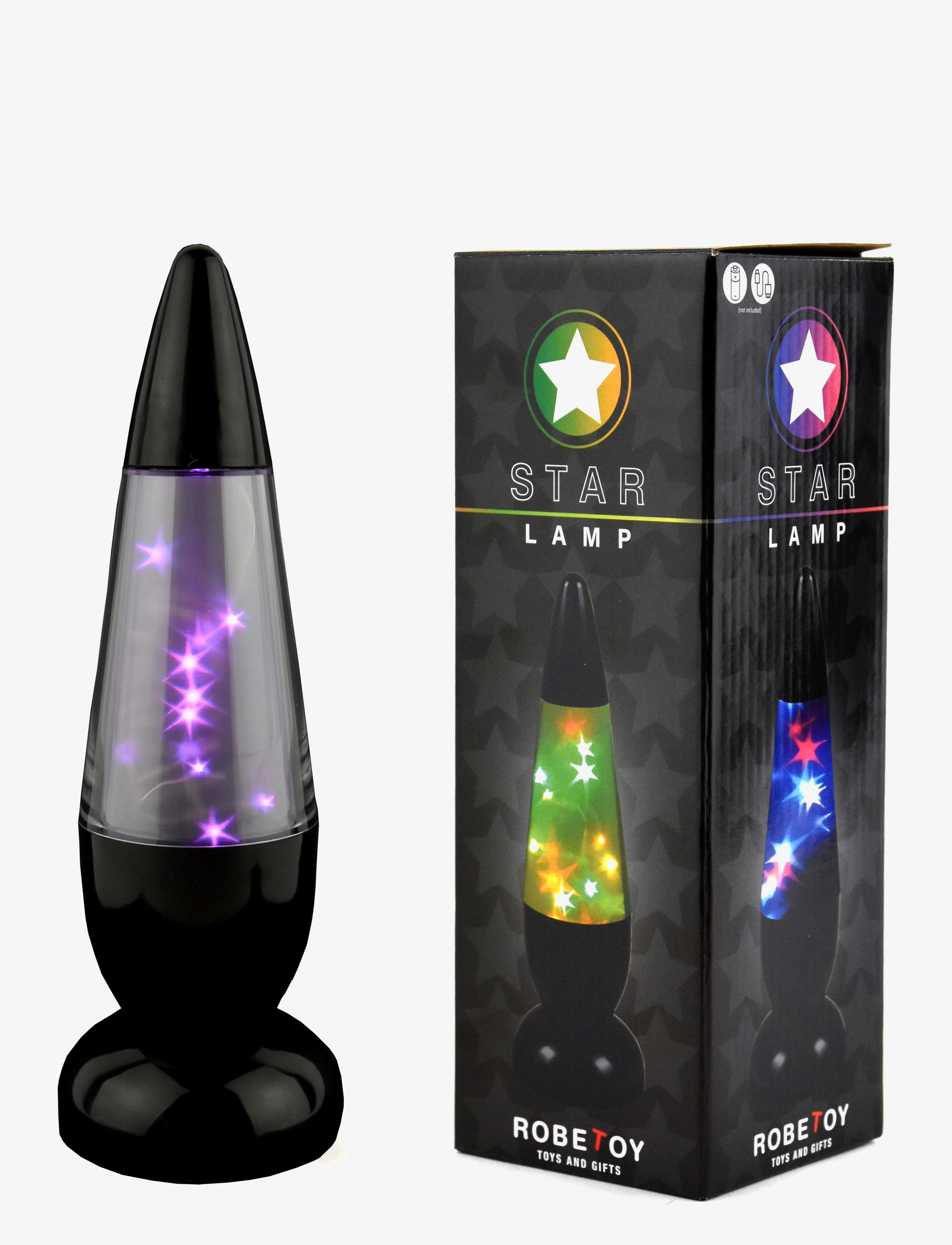 Robetoy Lamp Star String, One Size, Multi/patterned, Belysning > Natlamper, Børn