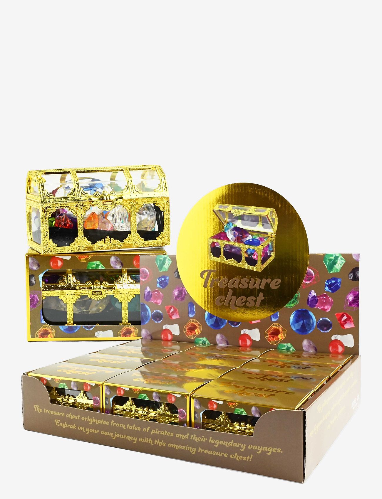 Robetoy - TREAURE CHEST WOODEN - legetøjsværktøj - red - 1