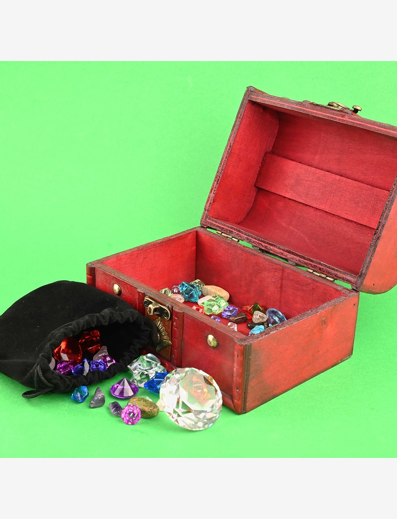 Robetoy - TREASURE CHEST WOODEN - red - 1