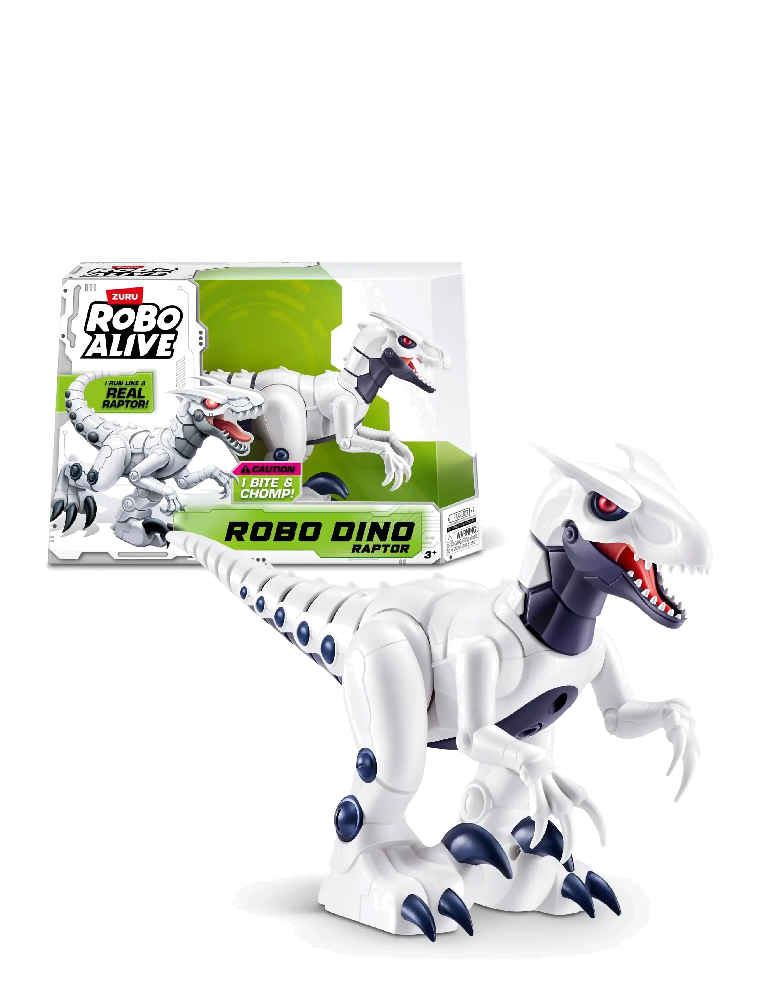 ROBO ALIVE ROBO ALIVE DINO RAPTOR - Mellem 100-300 kr - MULTI / white