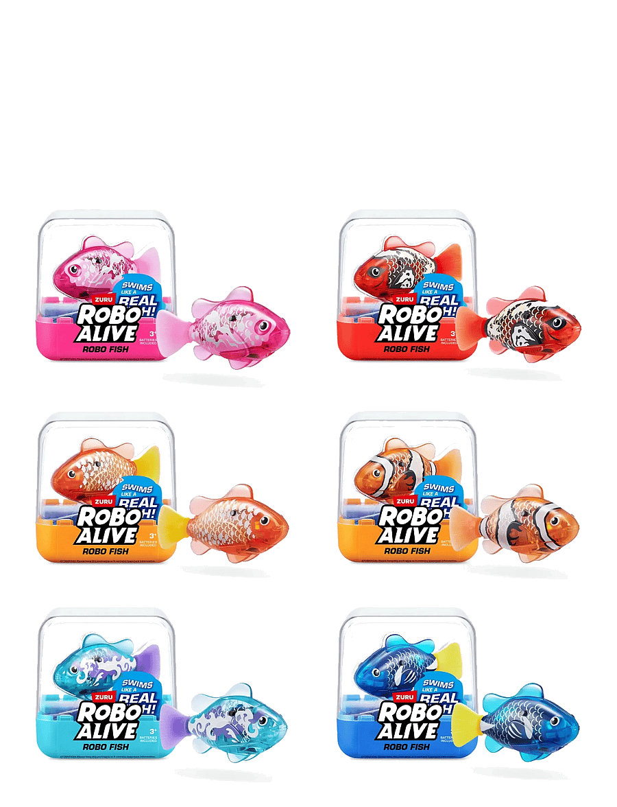 ROBO ALIVE - ROBO ALIVE SWIMMING FISH Assorted - interaktive tiere - multi - 0