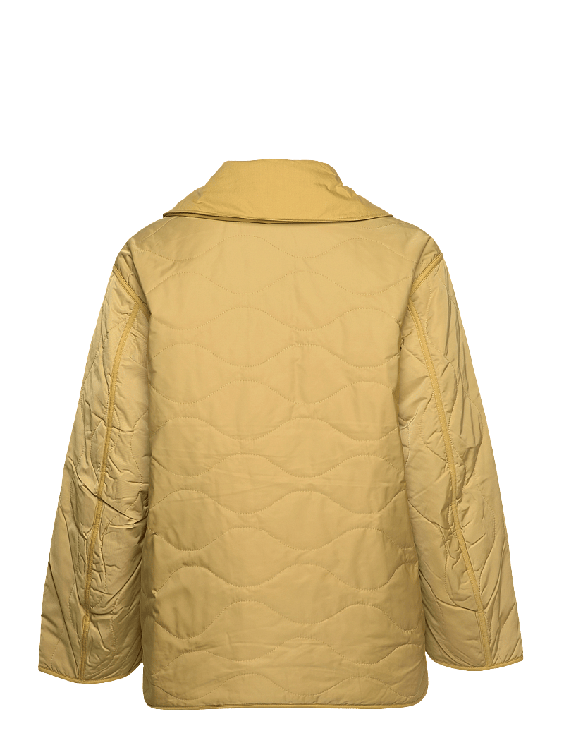 Yellow Rodebjer Quilted Coat Rent Rodebjer Yellow Coat By Rotation UK