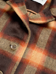 RODEBJER - Rodebjer Nomad Plaid - winter jackets - sepia brown - 2