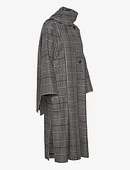 RODEBJER - Rodebjer Virgo Coat Check - winter coats - dark brown - 4