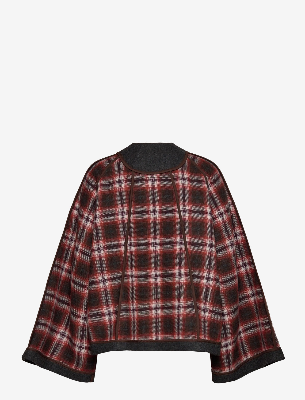 RODEBJER - Rodebjer Chloe Check - herbstjacken - cherry mahogany/phantom - 1
