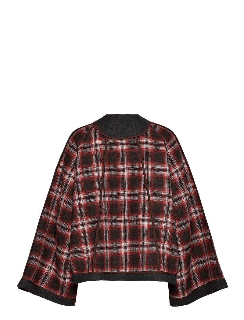 RODEBJER - Rodebjer Chloe Check - jakker - cherry mahogany/phantom - 1