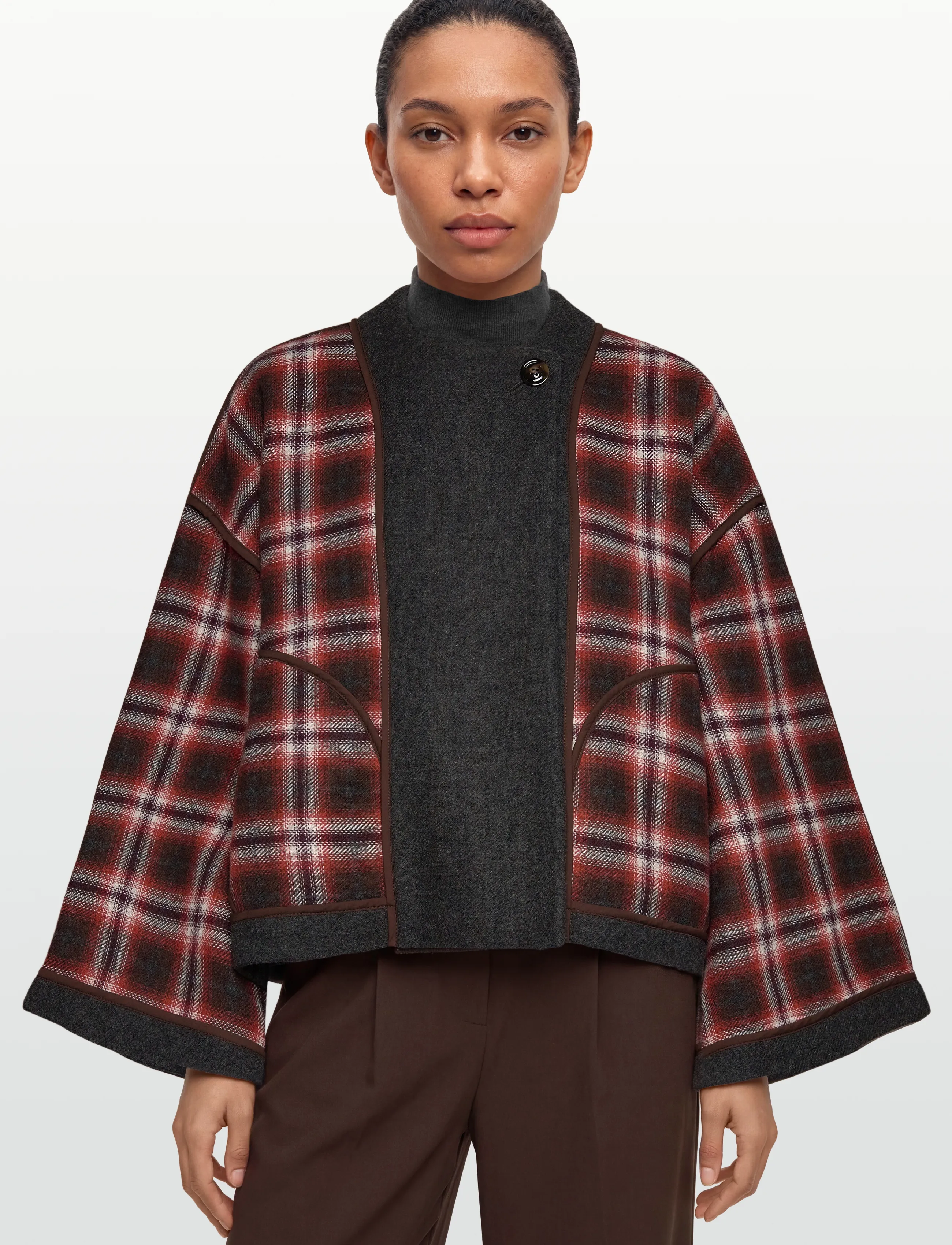 RODEBJER - RODEBJER CHLOE CHECK - winterjacken - cherry mahogany/phantom - 4