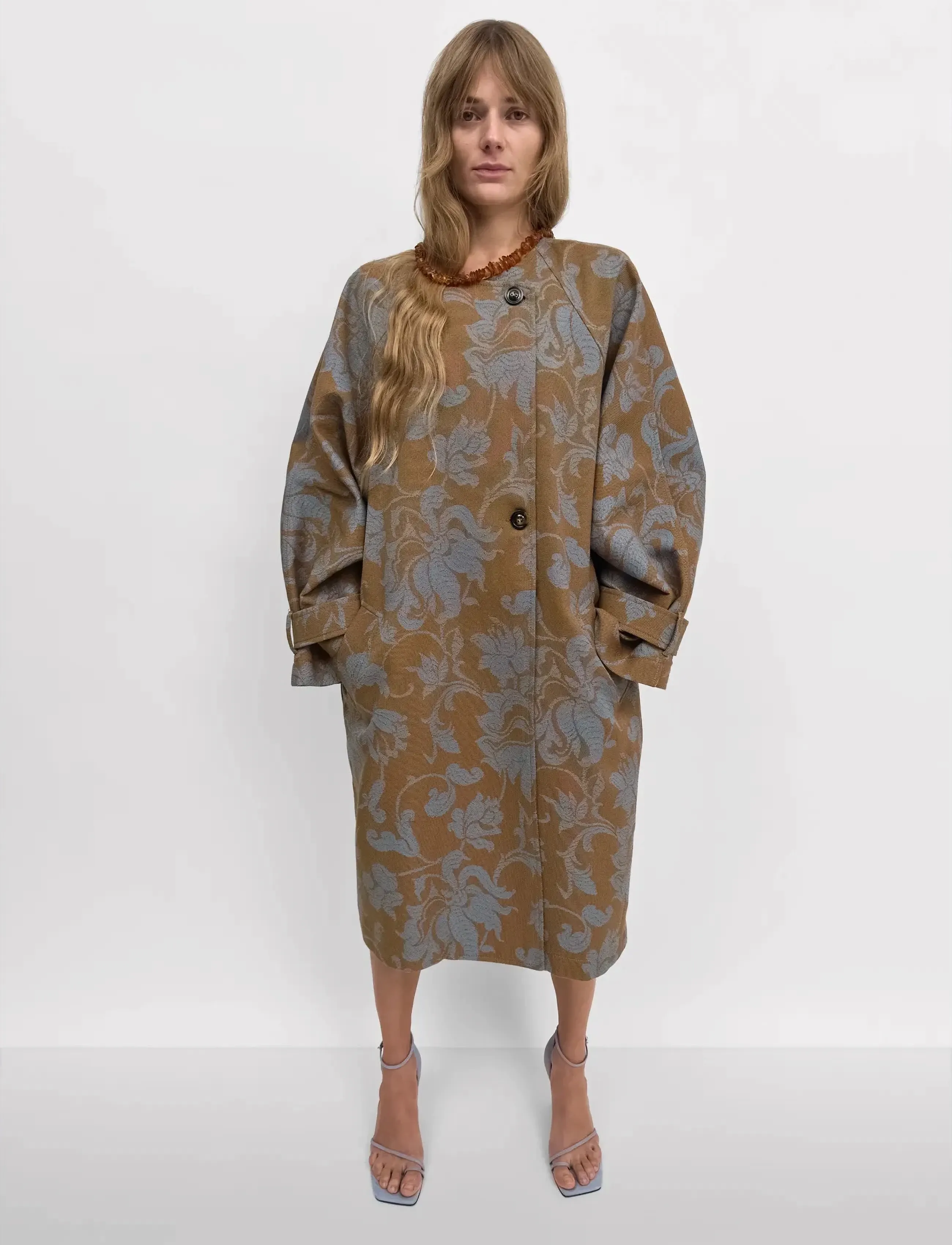 RODEBJER Rodebjer Melbourne French Lily - Designers - TEAL/BROWN / brown