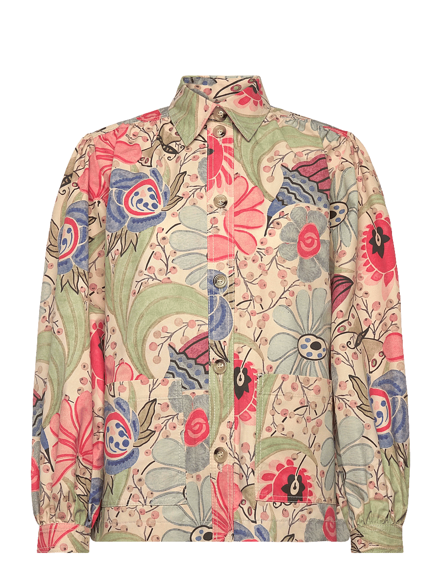 RODEBJER - Rodebjer Lauren Ducharne - langärmlige hemden - coral multi - 1