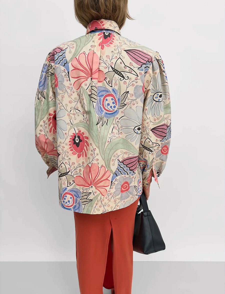 RODEBJER - Rodebjer Lauren Ducharne - langärmlige hemden - coral multi - 3