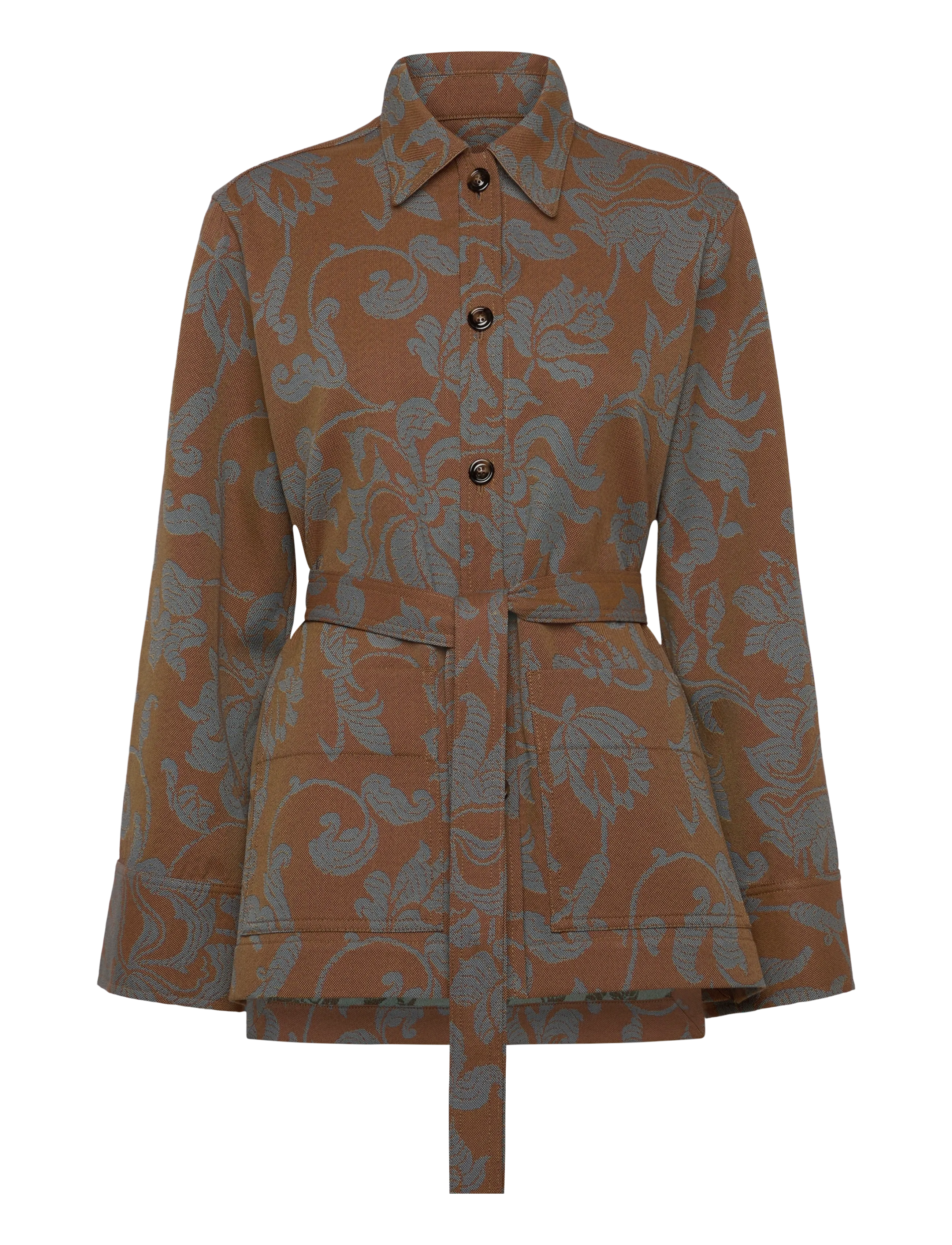 RODEBJER Rodebjer Pico French Lily - Everyday Style - TEAL/BROWN / brown