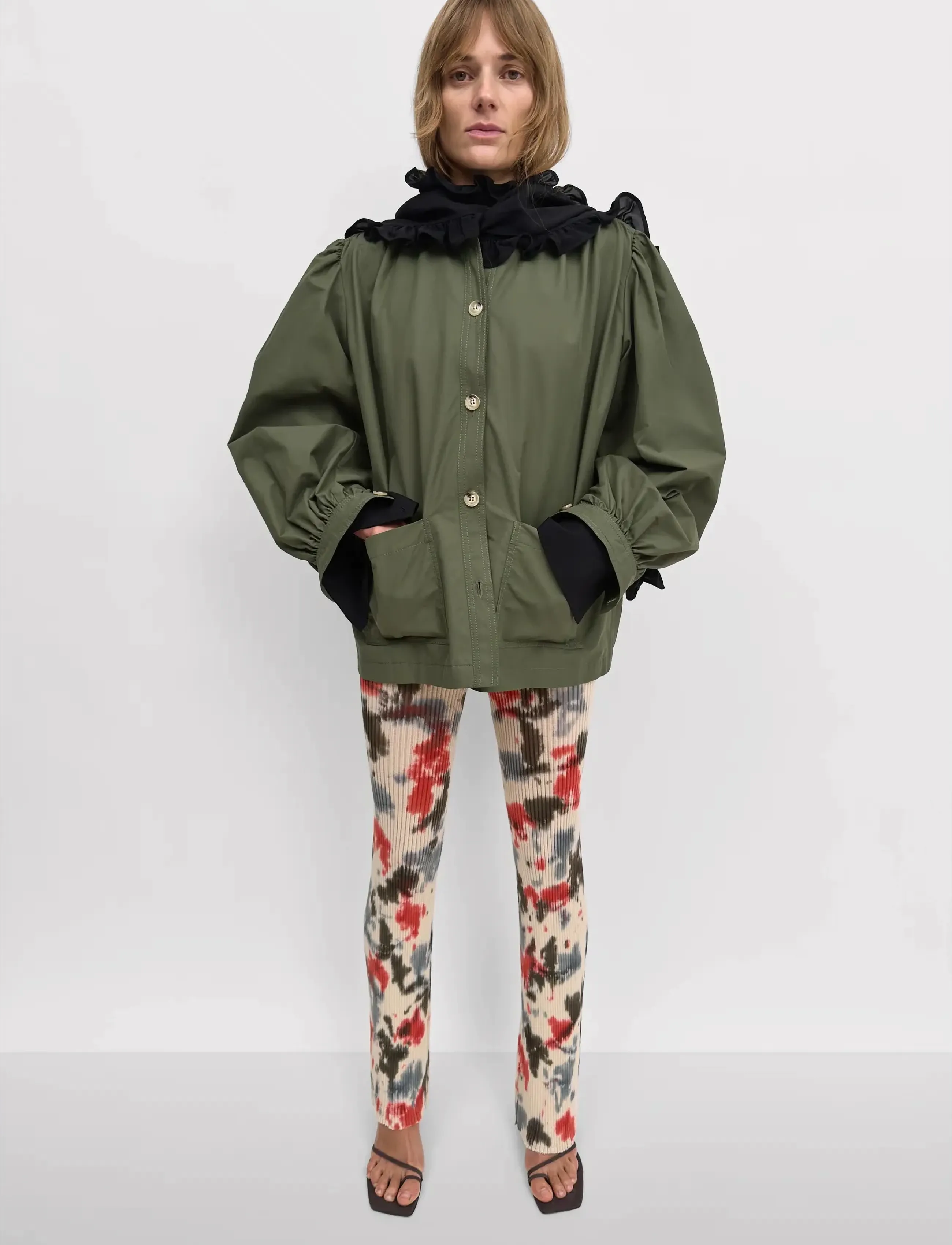 RODEBJER Lauren, L, Jackets, Khakigrün - Light-summer Jacket, Frauen