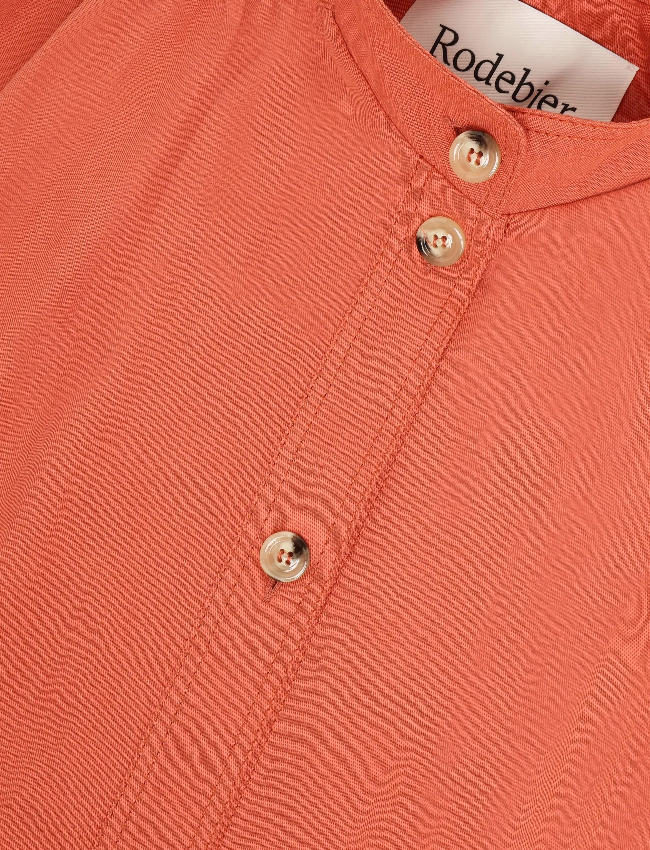 RODEBJER - RODEBJER OPHELIA TENCEL - skjortklänningar - bleached red - 2
