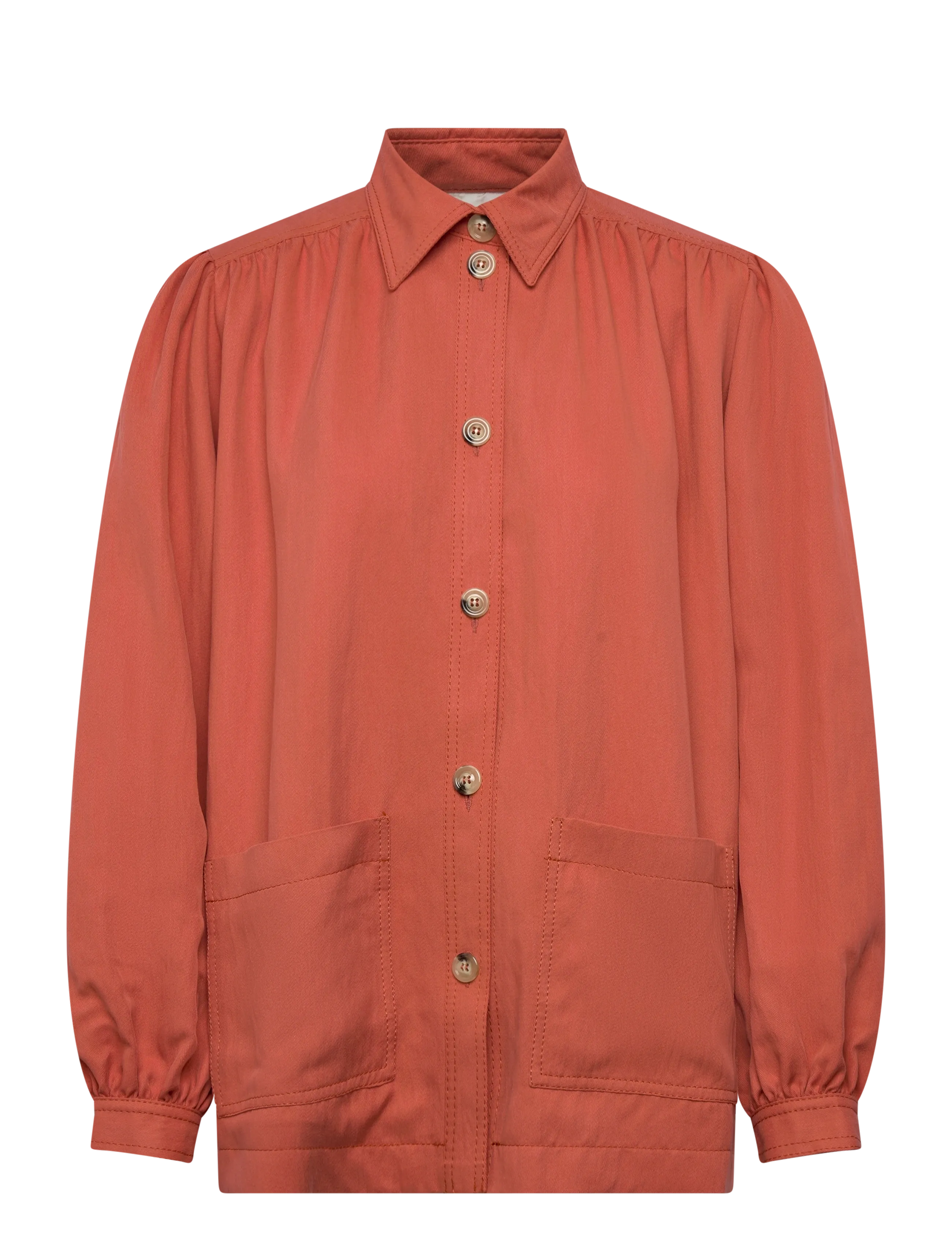 RODEBJER Rodebjer Lauren Tencel - Scandinavian fashion - BLEACHED RED / coral
