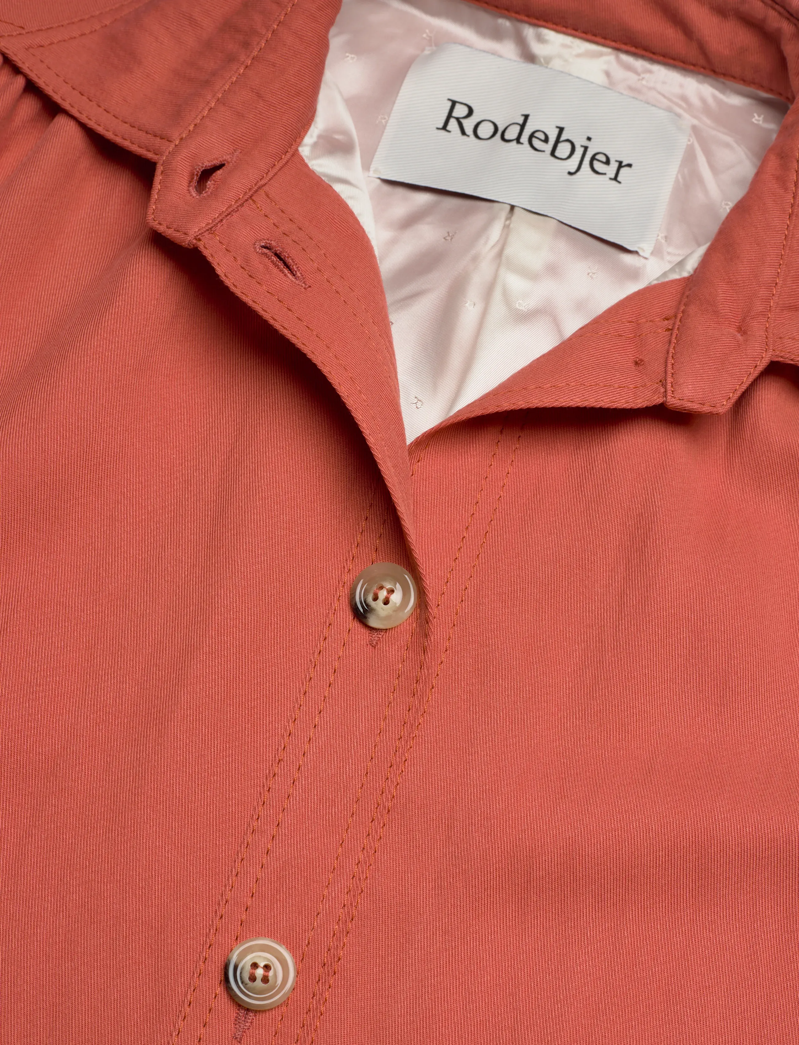 RODEBJER - Rodebjer Lauren Tencel - overshirts - bleached red - 2