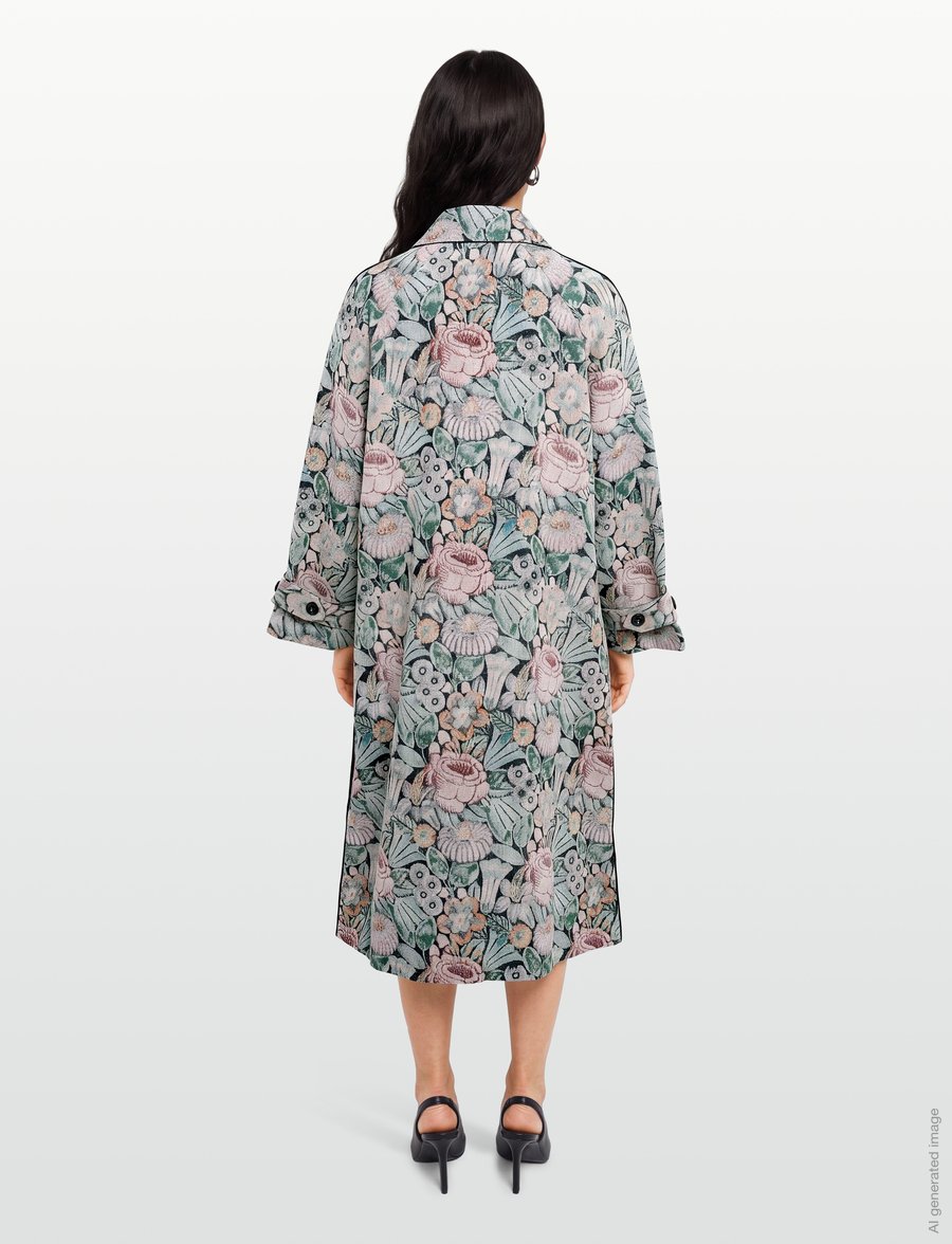 RODEBJER - Rodebjer Yuna Opulent Rose - tunna kappor - paper - 4