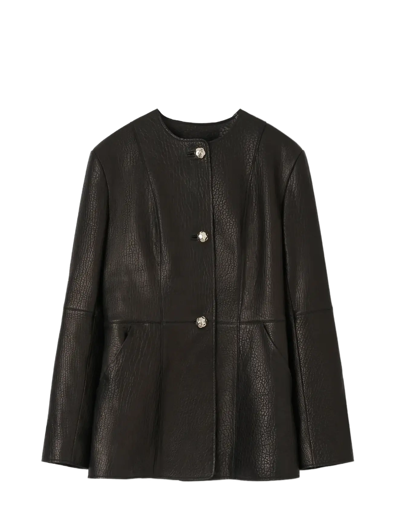 RODEBJER - Rodebjer Suzy Pebble - lederjacken - black - 1