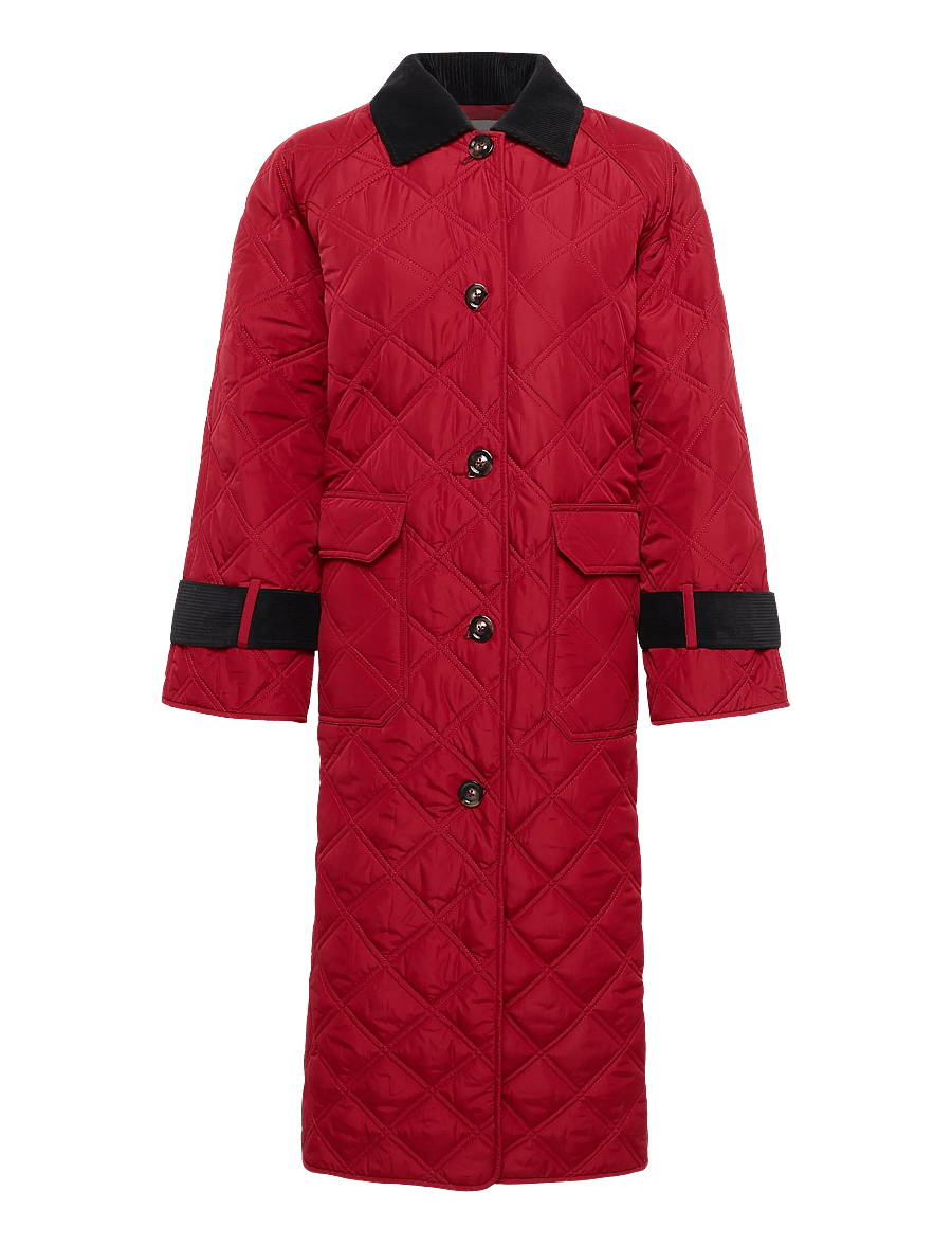 RODEBJER - Rodebjer Yuna Quilt - winter jackets - grape red - 1