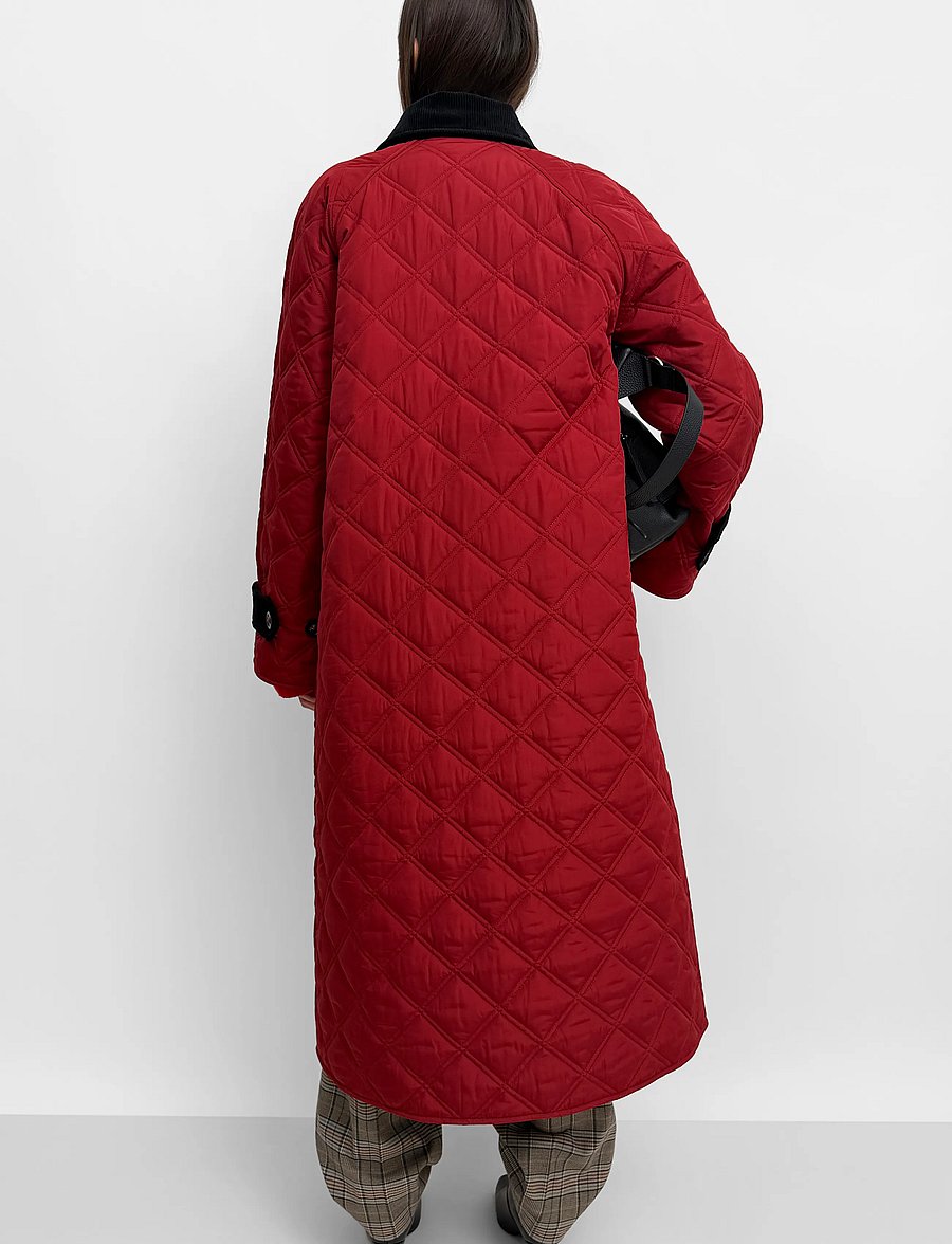 RODEBJER - Rodebjer Yuna Quilt - winter jackets - grape red - 2