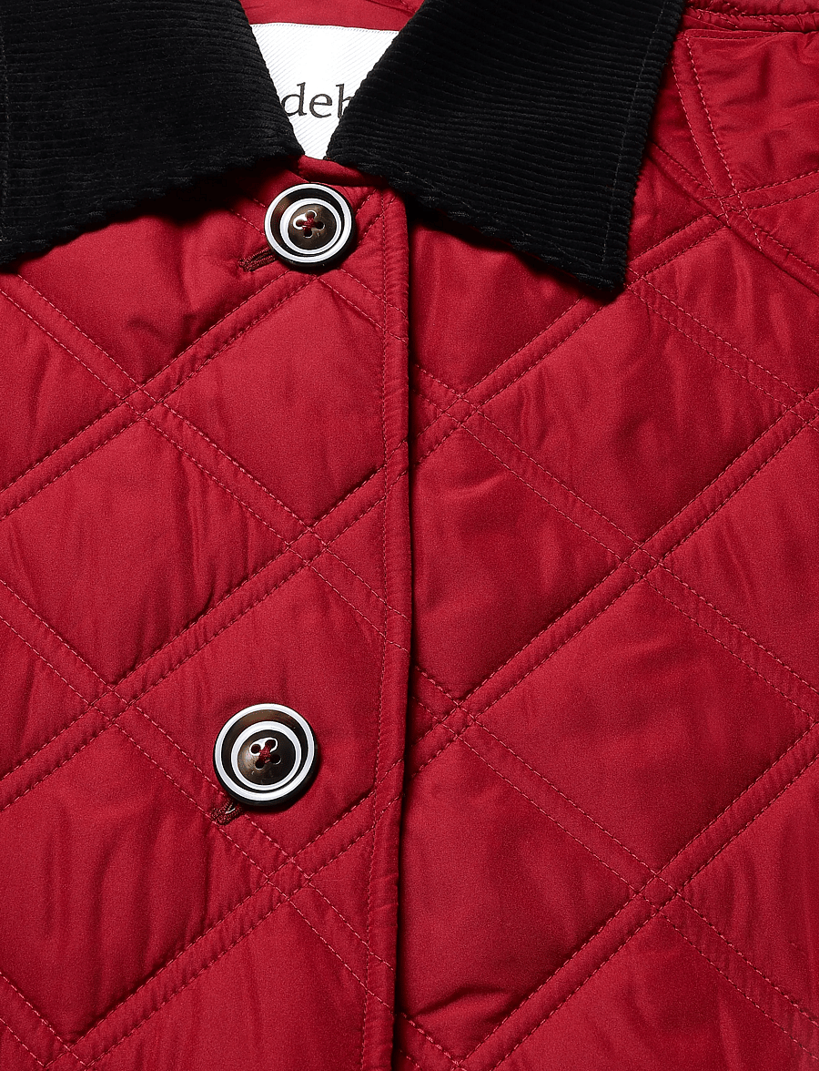 RODEBJER - Rodebjer Yuna Quilt - winter jackets - grape red - 5
