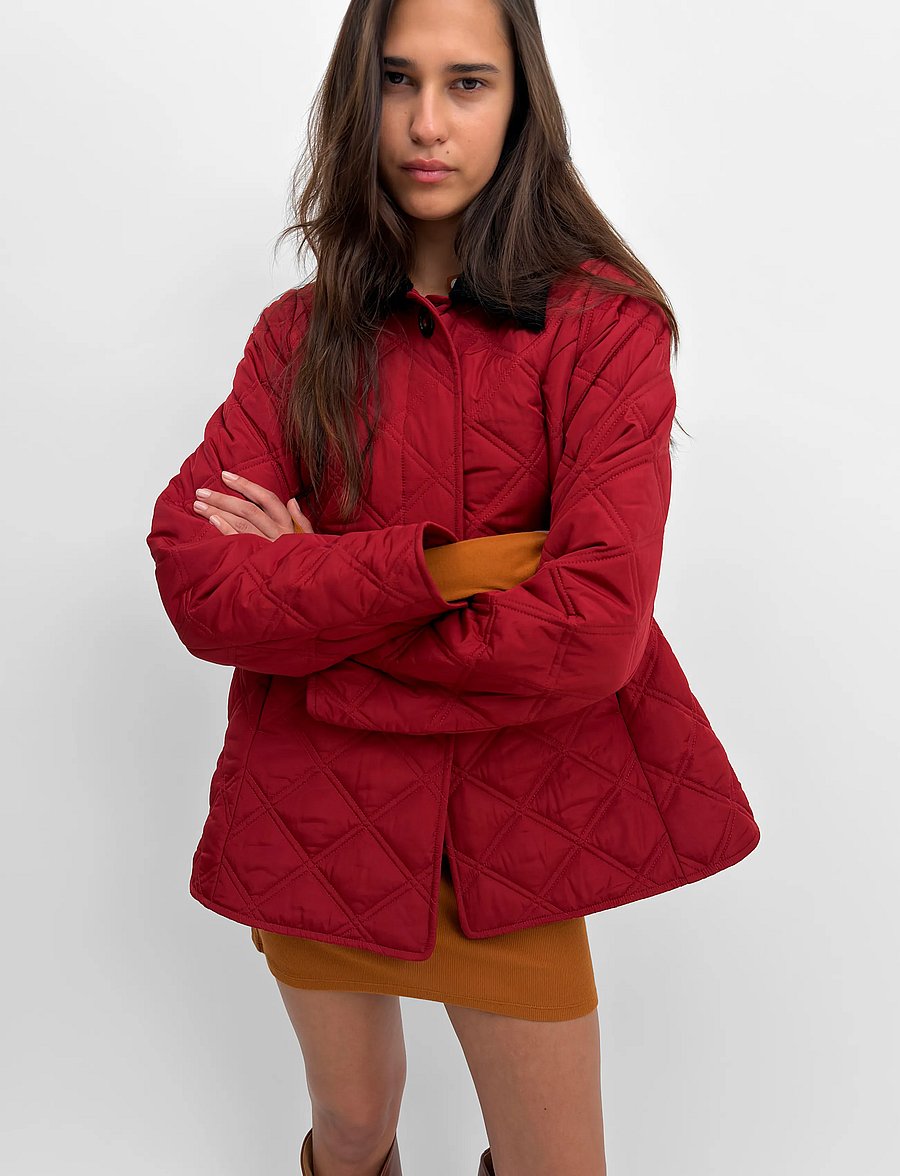 RODEBJER - Rodebjer Bora Quilt - winter jackets - grape red - 0