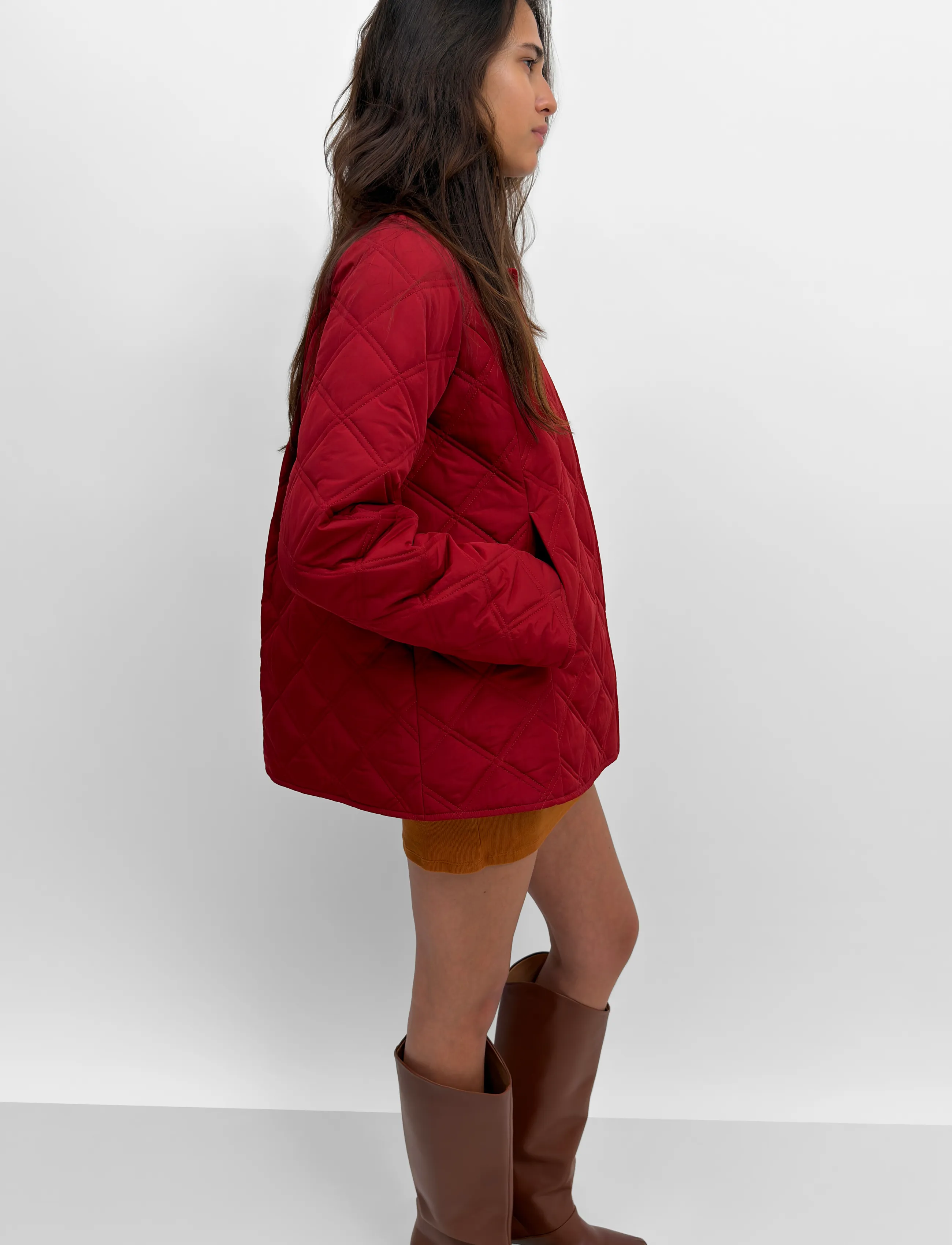 RODEBJER - Rodebjer Bora Quilt - winter jackets - grape red - 3