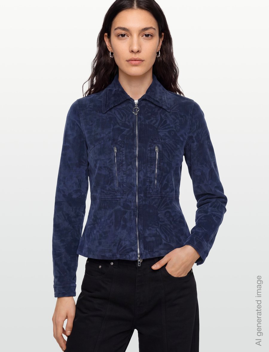 RODEBJER - Rodebjer Young Cord - overshirts - night navy - 3