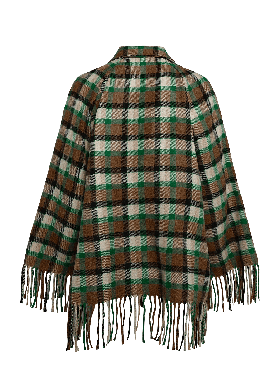 RODEBJER - Rodebjer Yuna Short Check - wolljacken - nutty/leaf green - 1