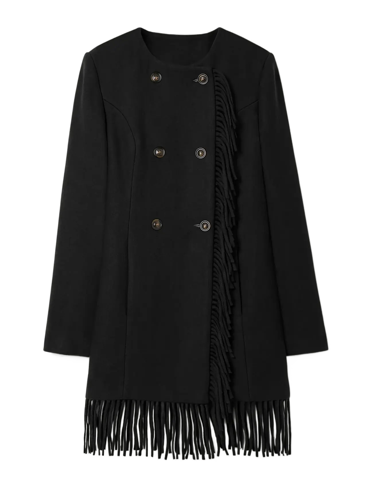 RODEBJER - Rodebjer Youla Fringe - winterjacken - black - 1