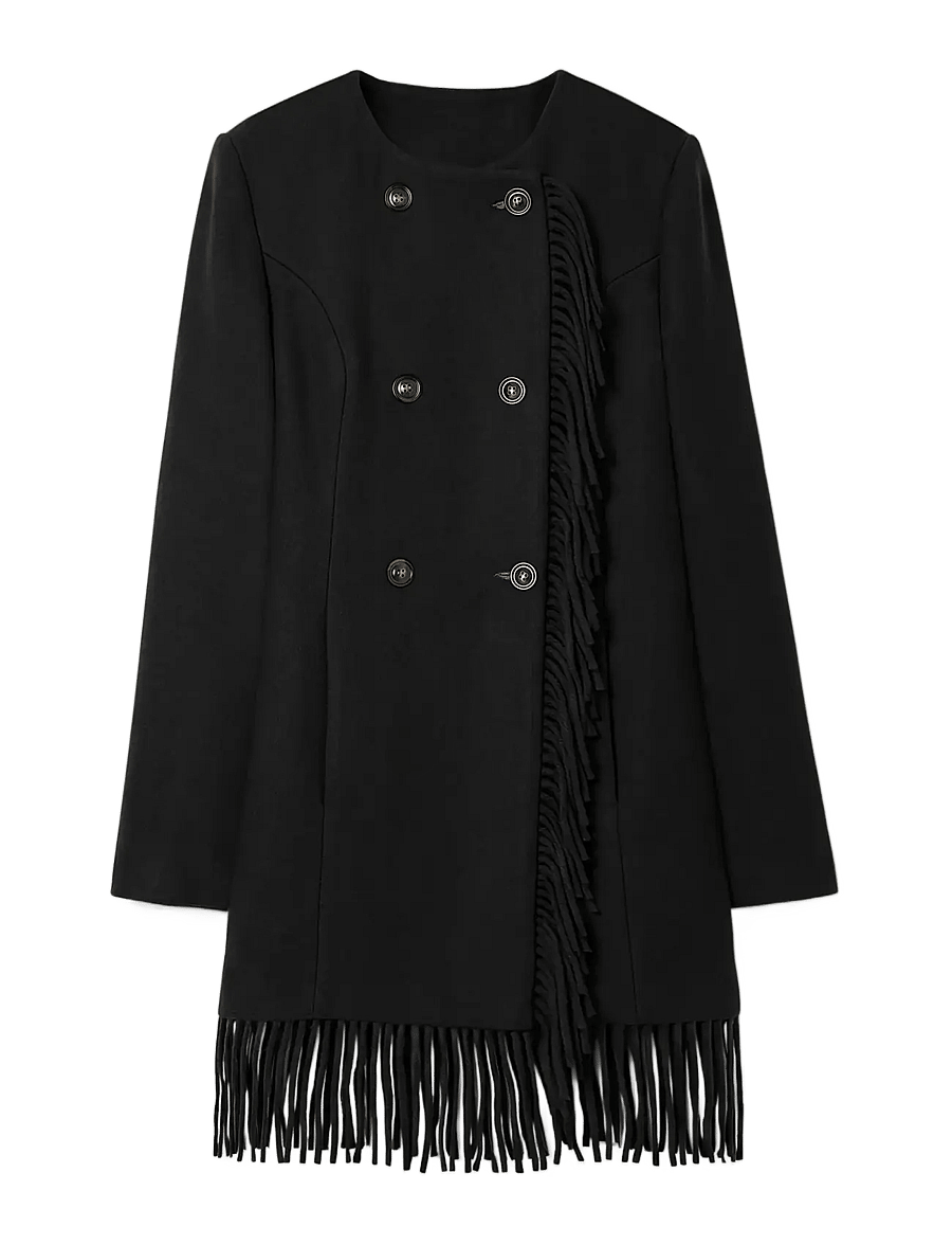 RODEBJER - Rodebjer Youla Fringe - winterjacken - black - 1