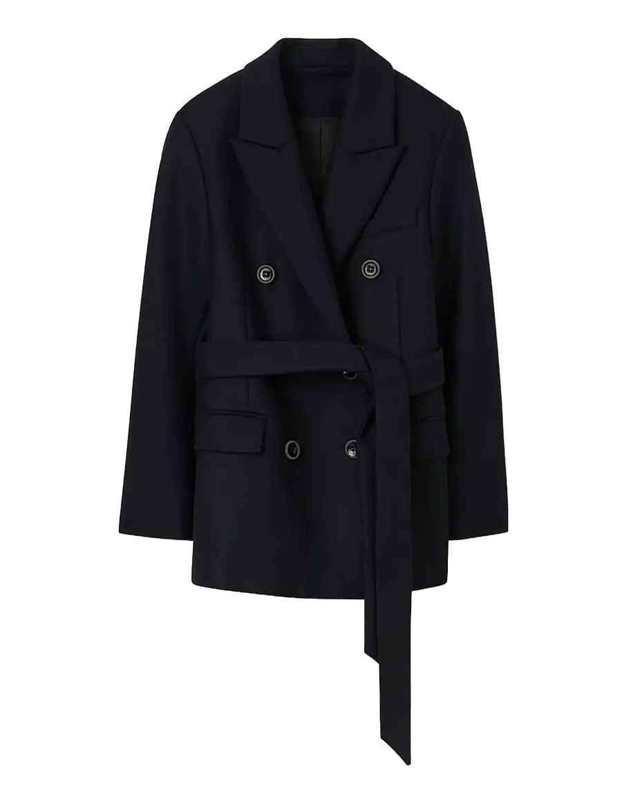 RODEBJER - Rodebjer Leah Twill - belted blazers - navy - 1