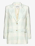 Rodebjer Violante Silkcheck - OCEAN MINT